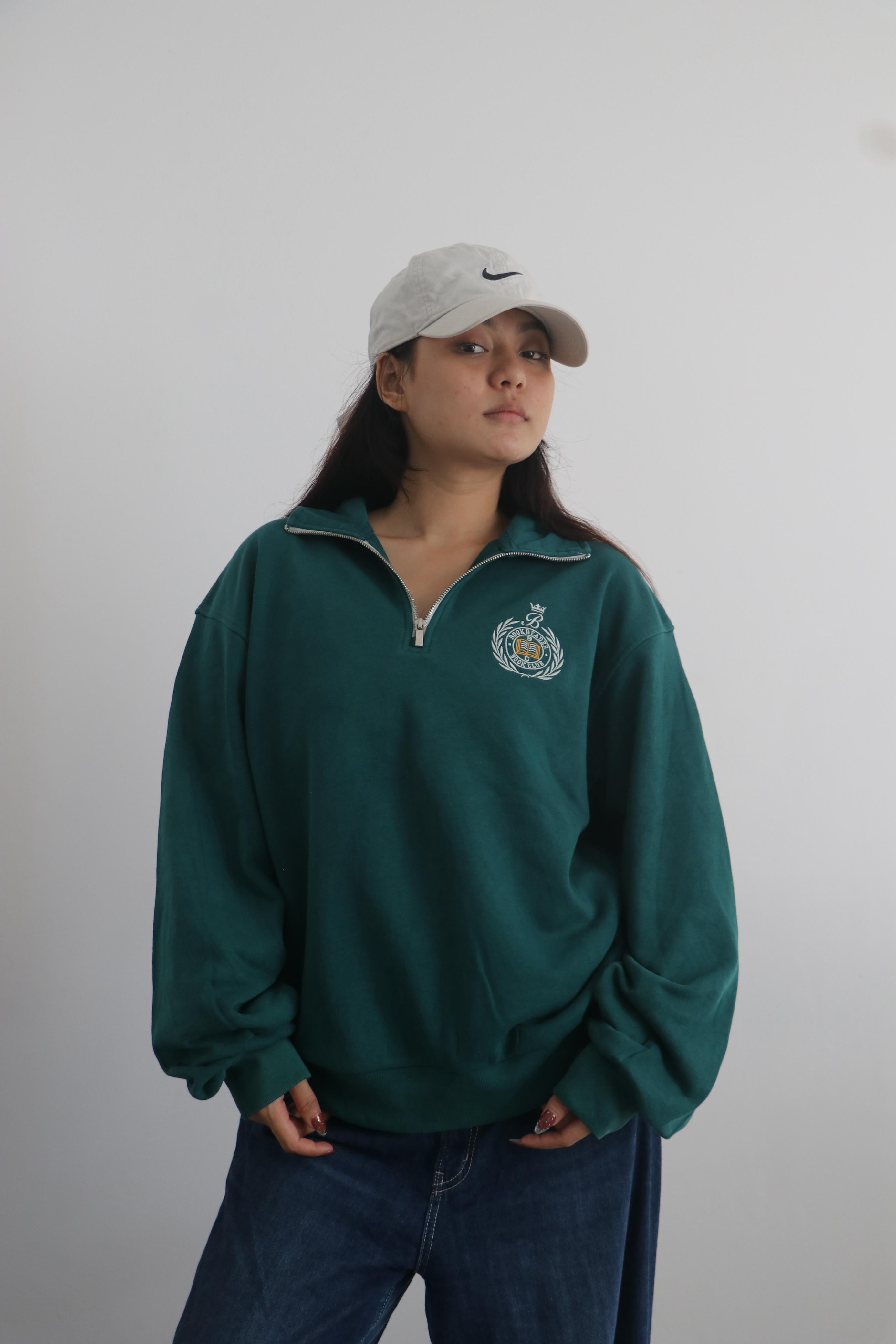 Half zipper sweatshirt