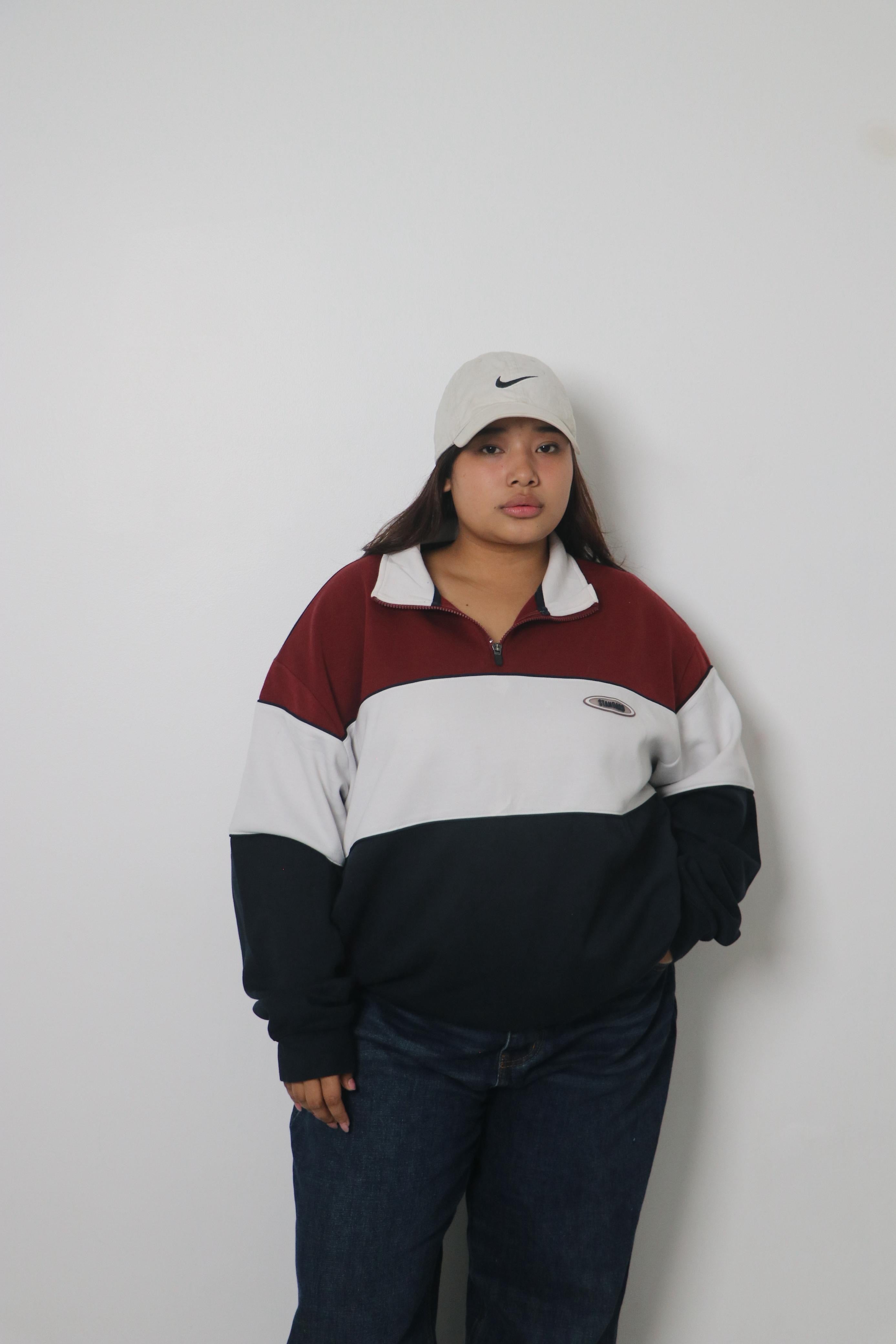 Half-zipper sweatshirt