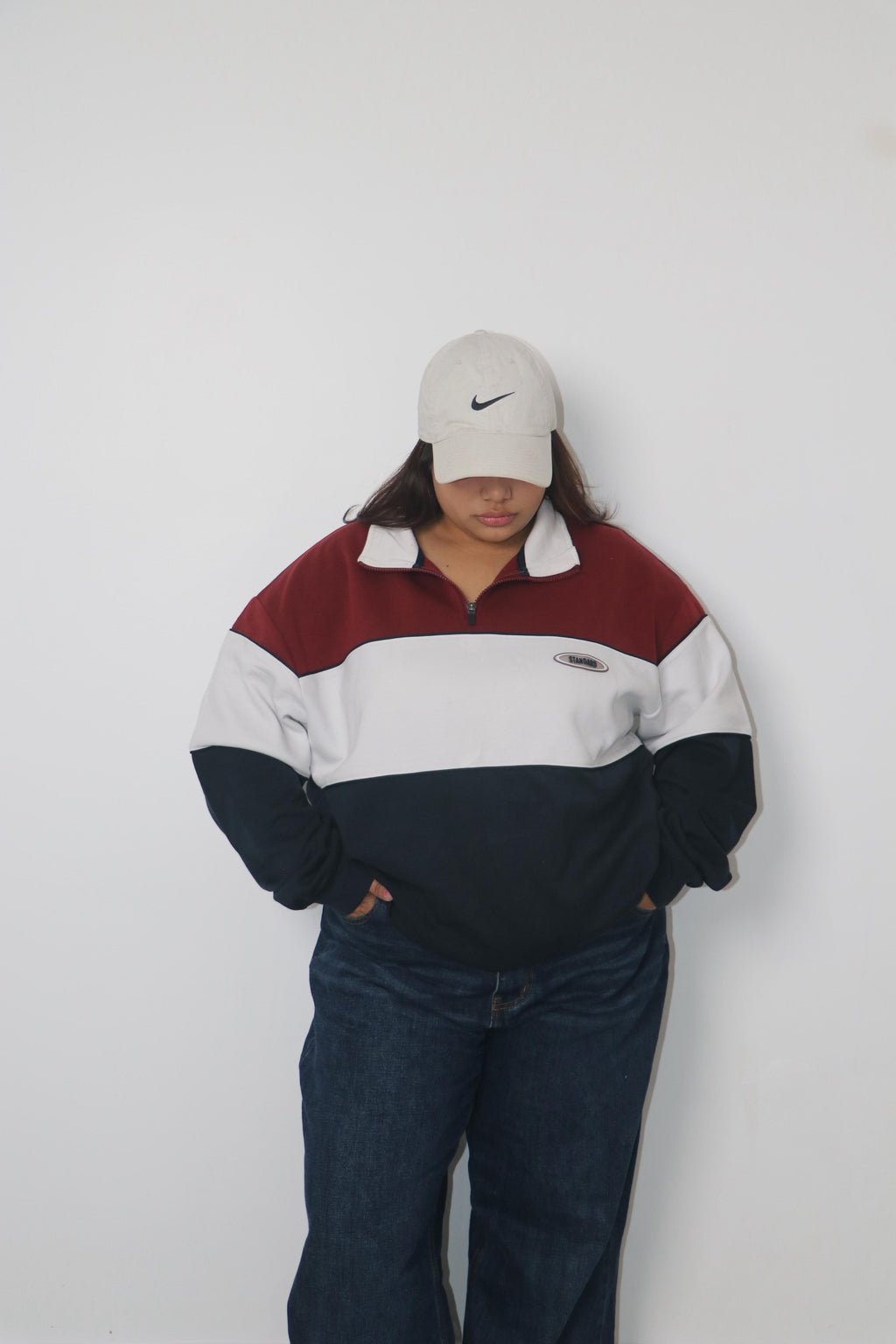 Half-zipper sweatshirt