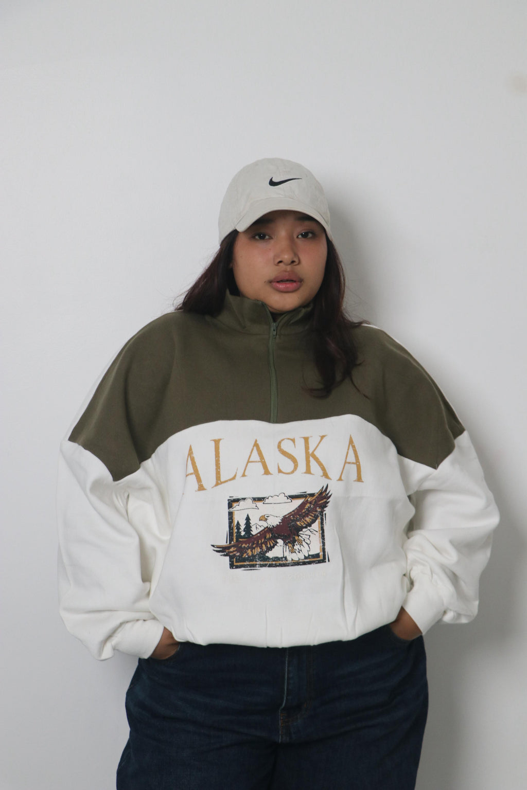 Half-zipper sweatshirt