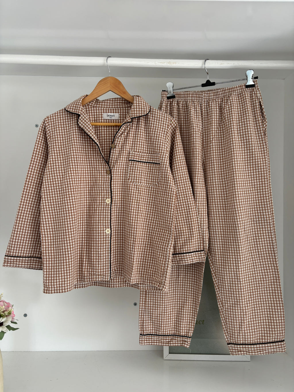 Gingham pj(cotton)