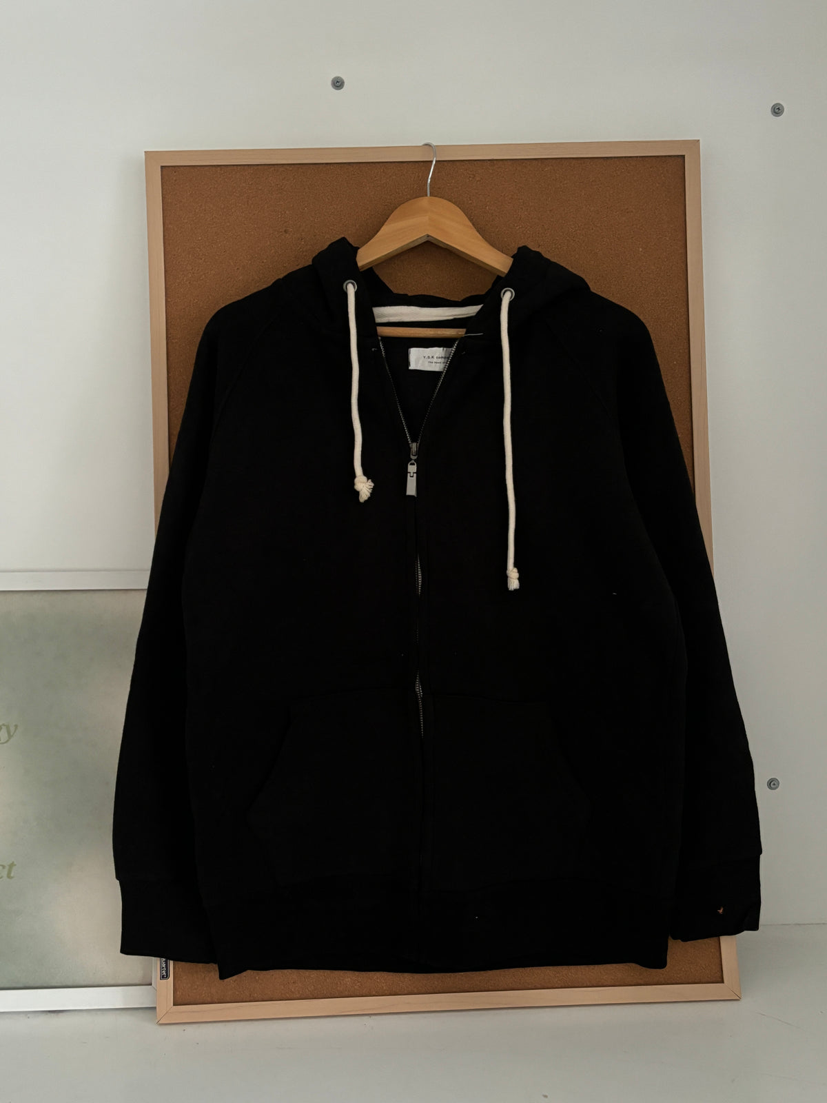 Black zipper hoodie
