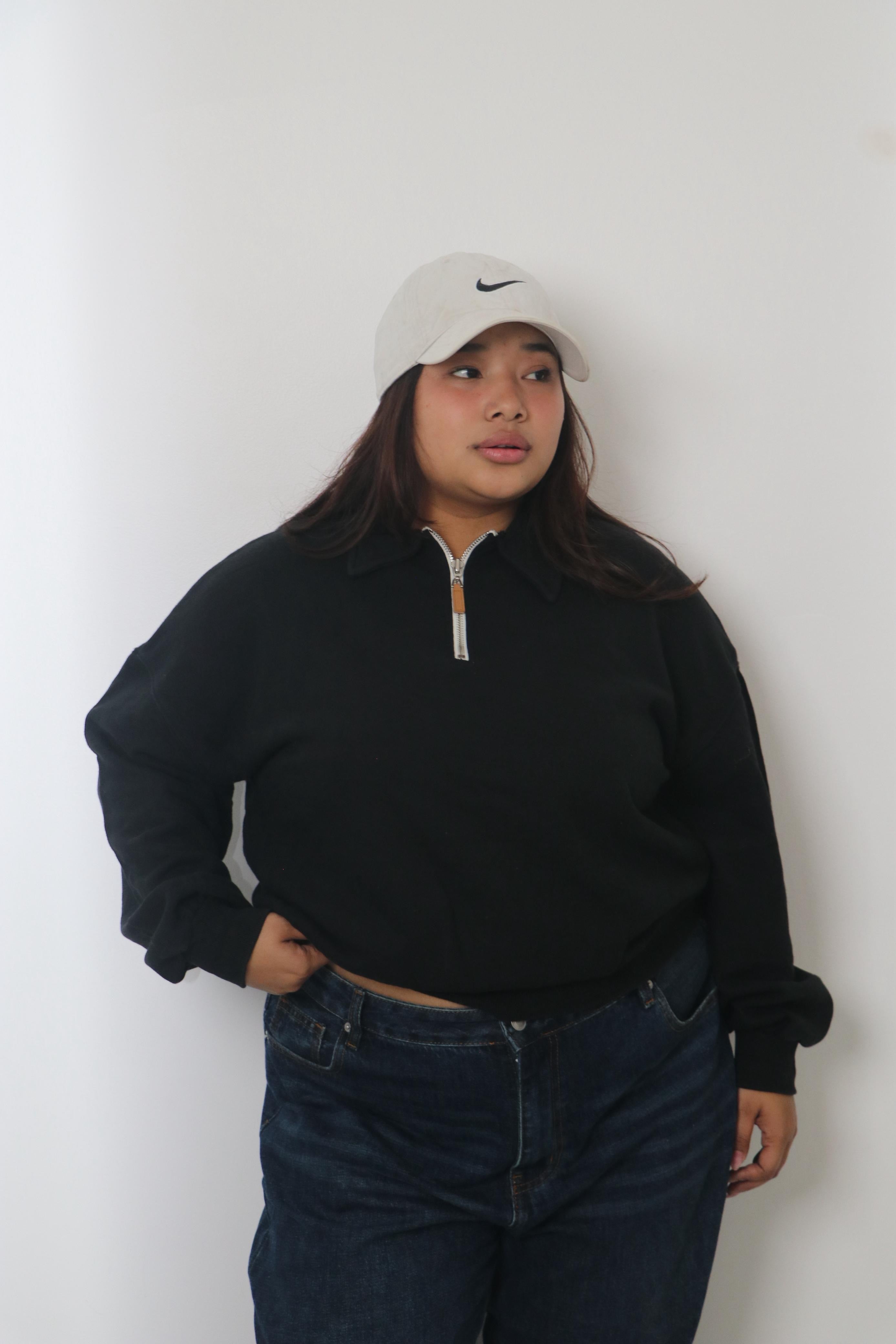 Half-zipper sweatshirt