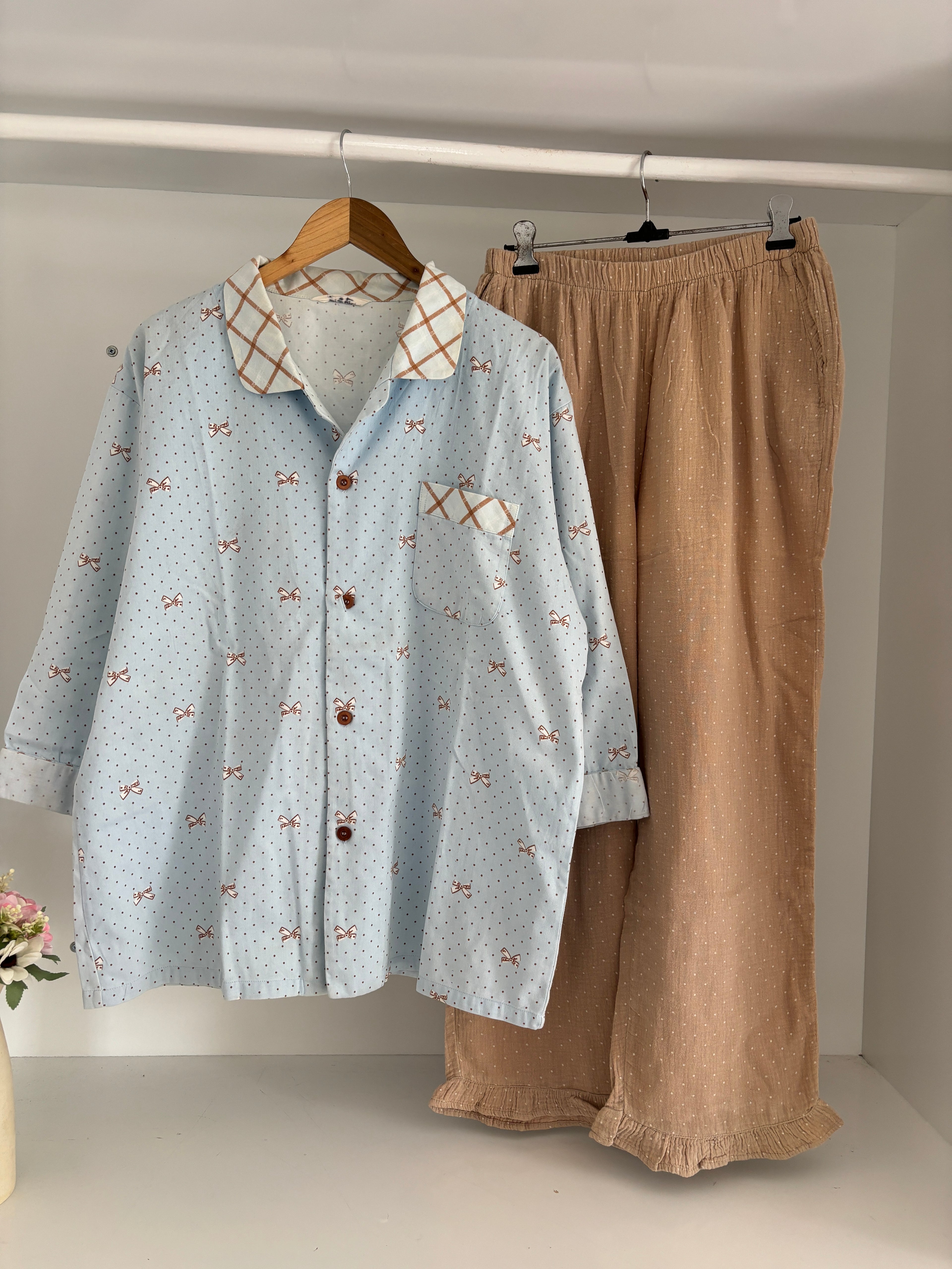 Bow pj(cotton)