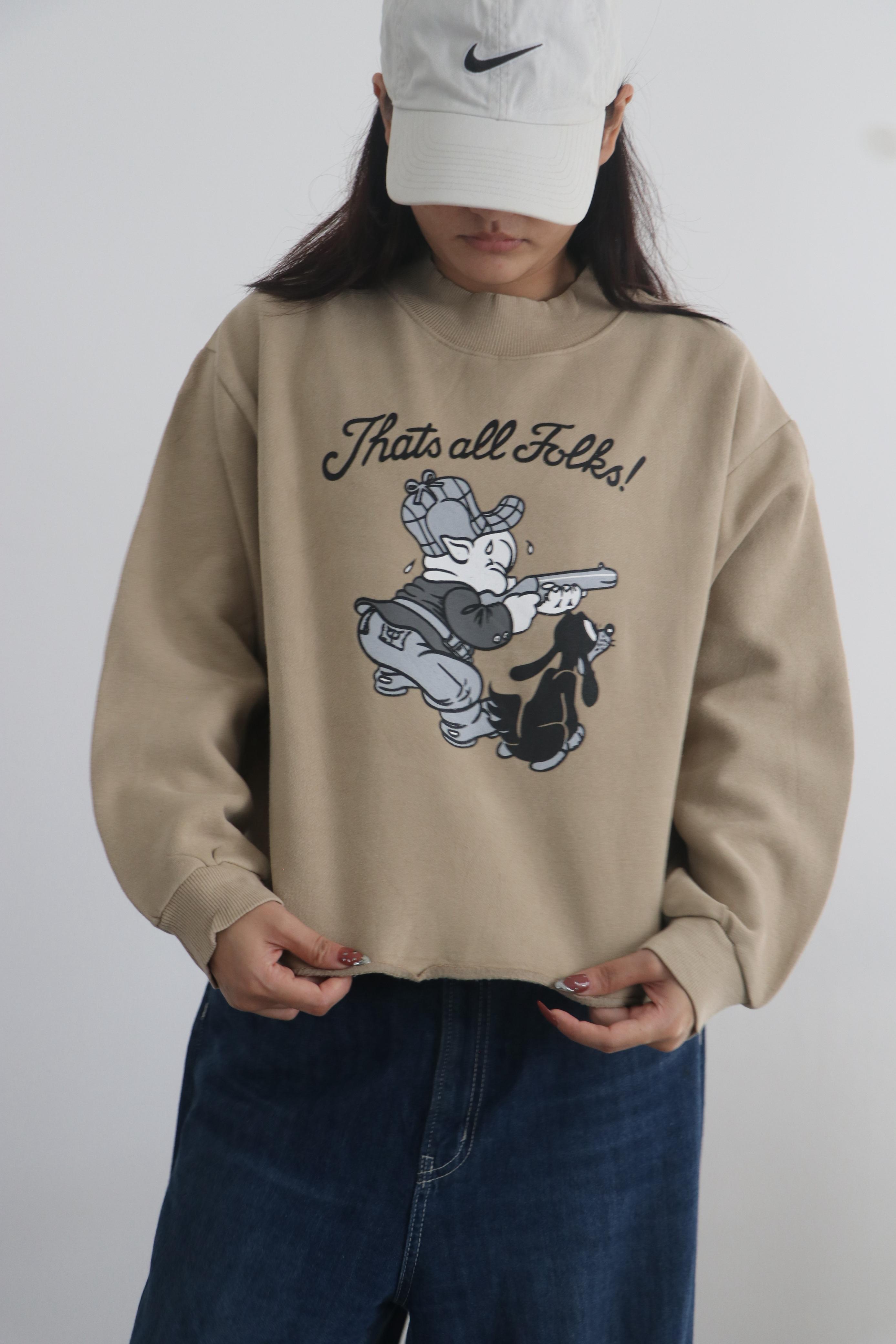 Cropped sweatshirt