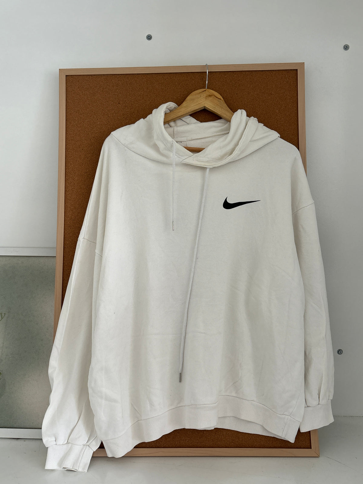 White Nike hoodie