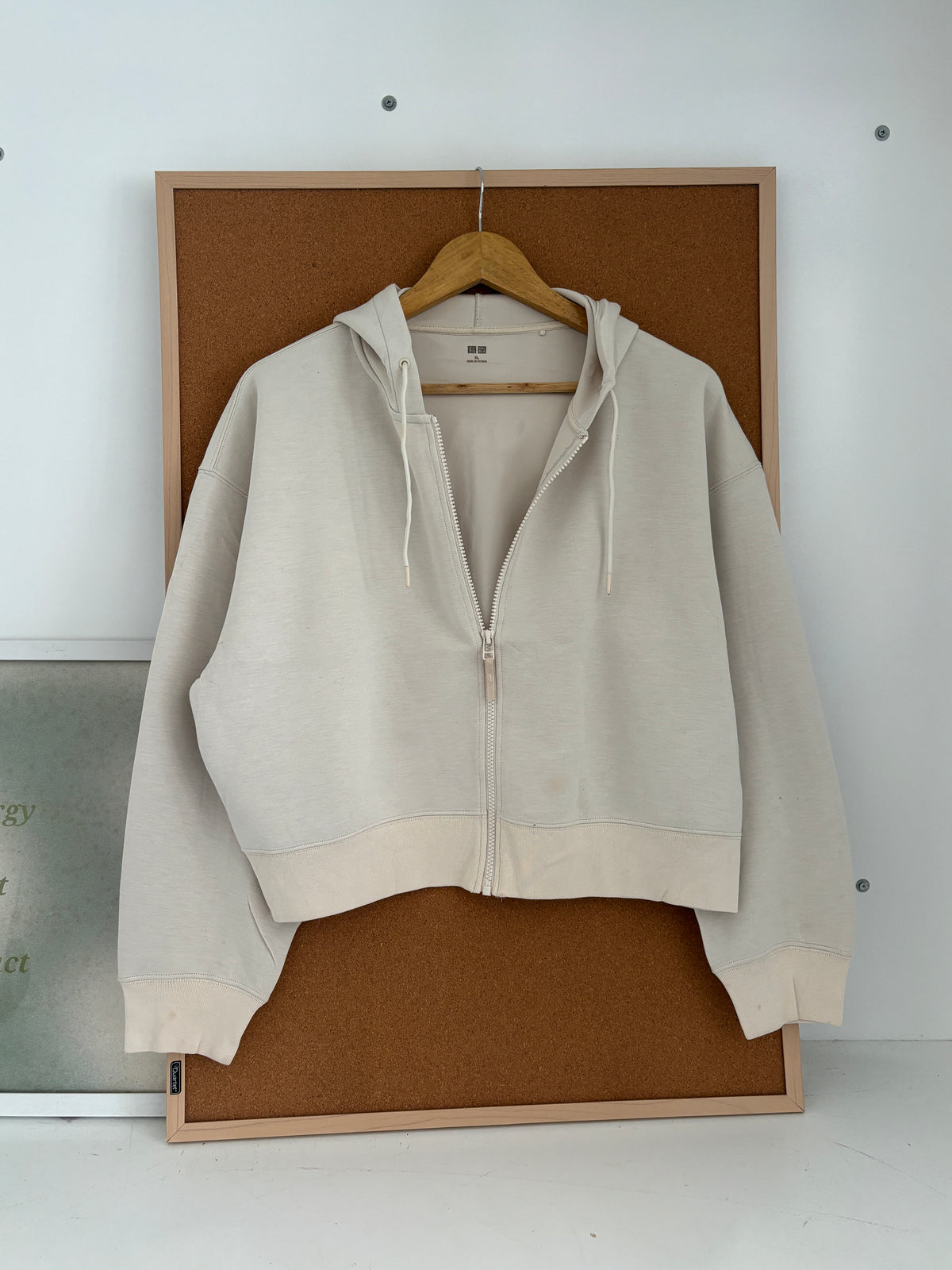 Uniqlo cropped zipper hoodie