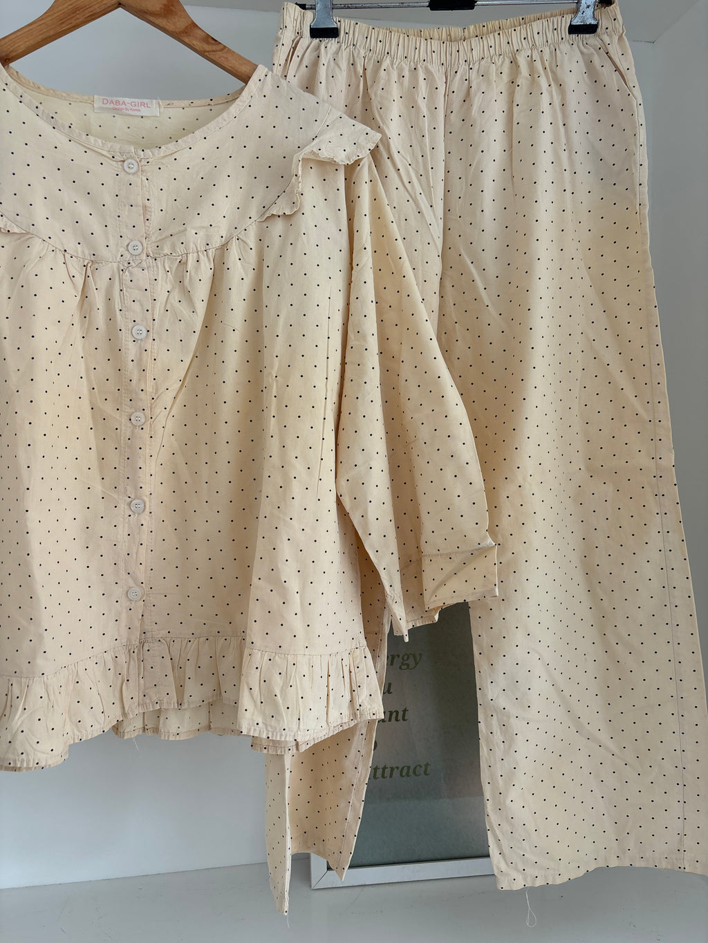 Polka dot pj(cotton)