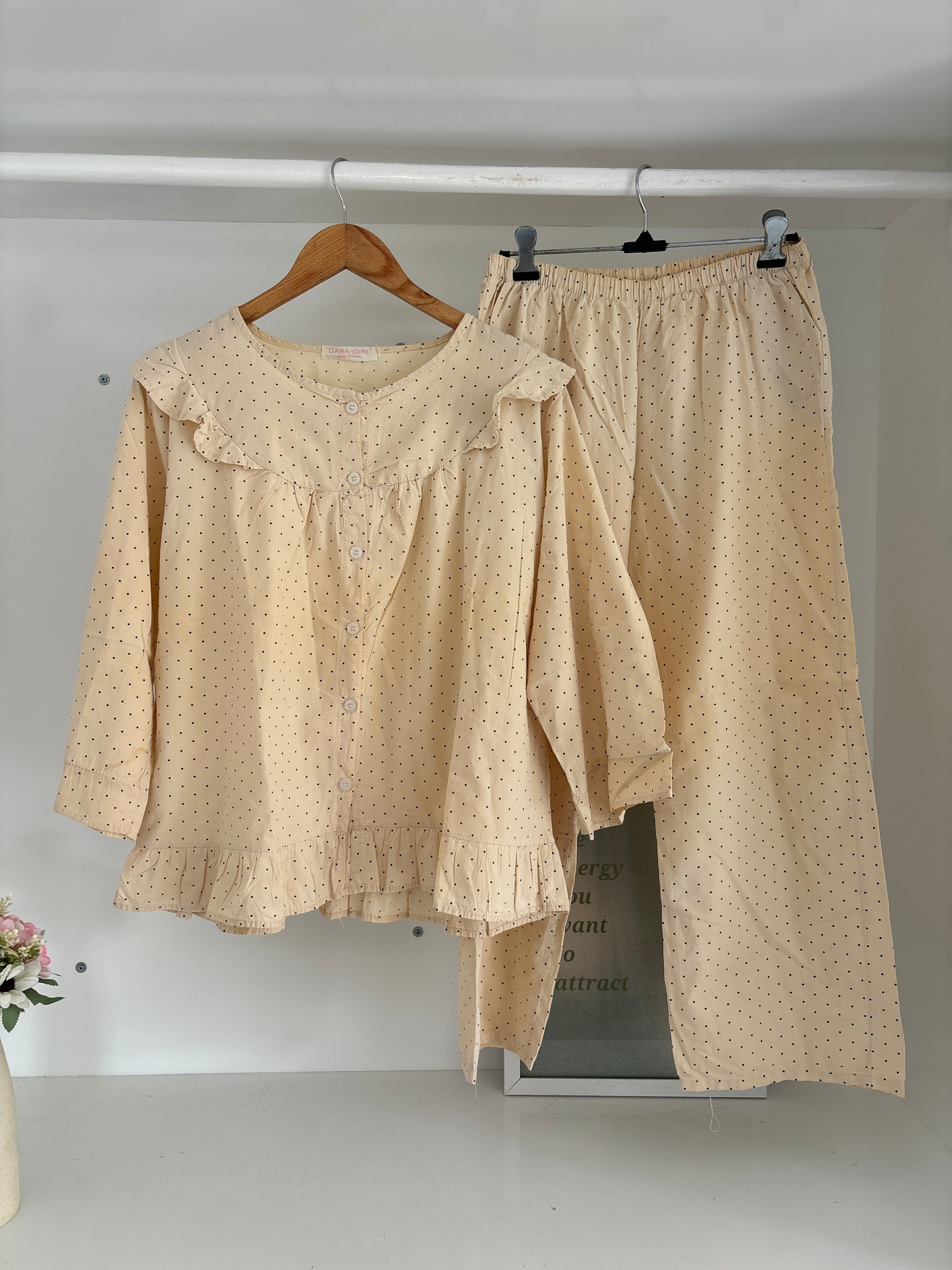 Polka dot pj(cotton)