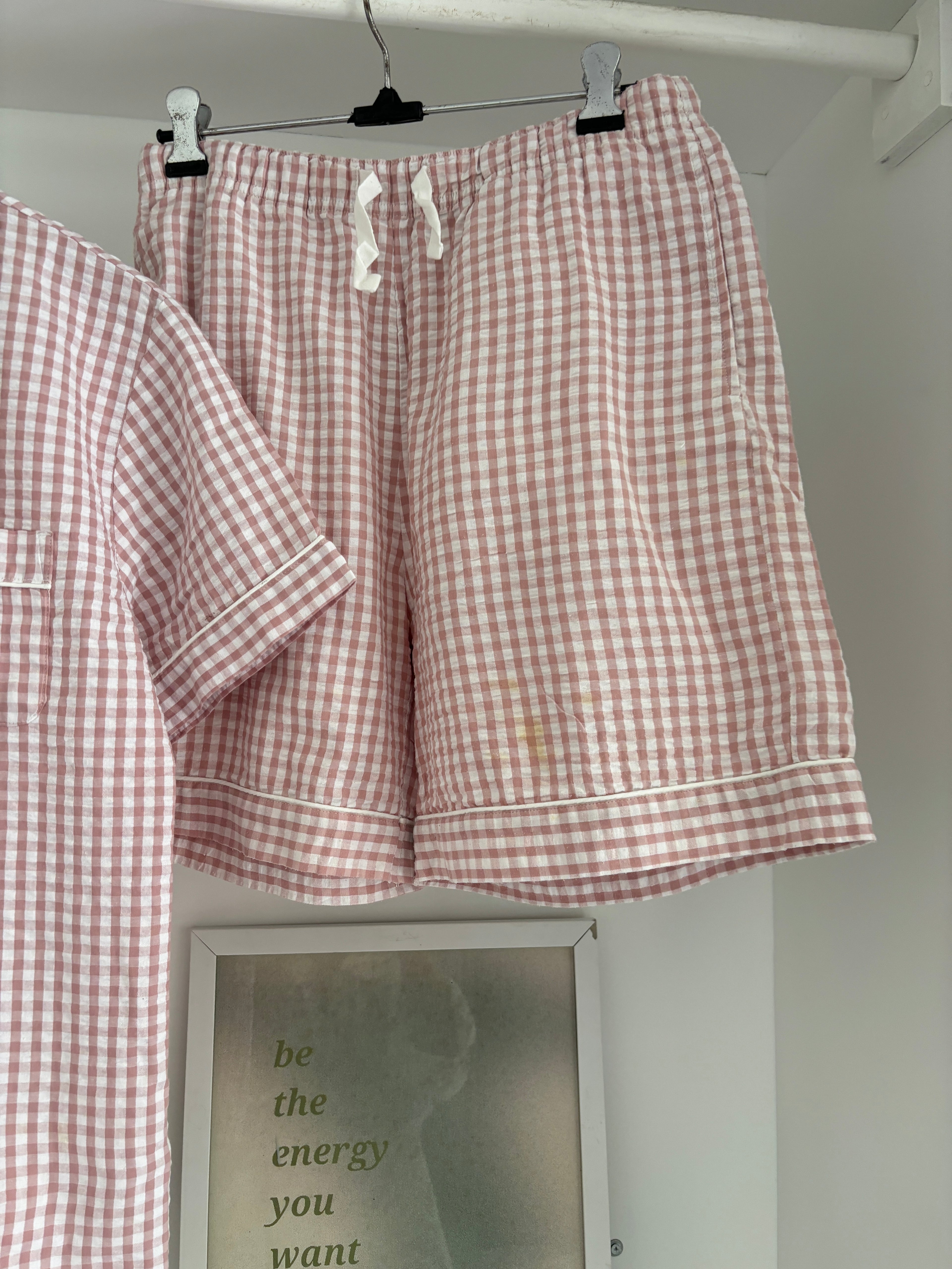 Gingham pj(cotton)
