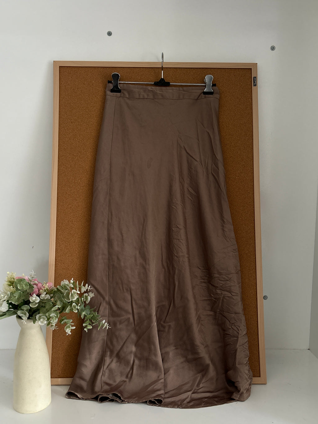 Satin skirt