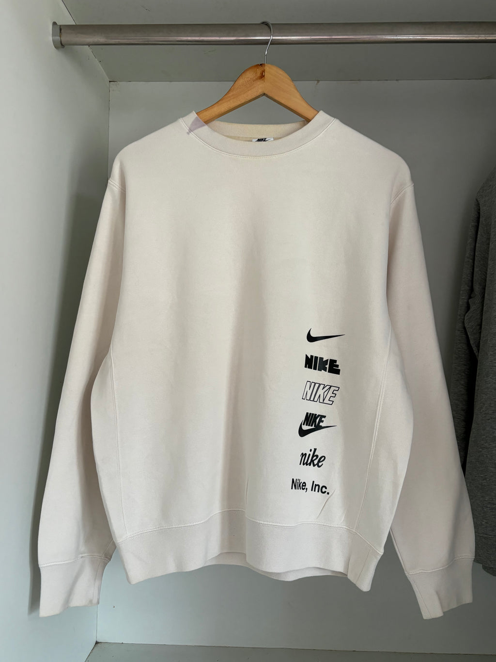 Nike sweatshirt.