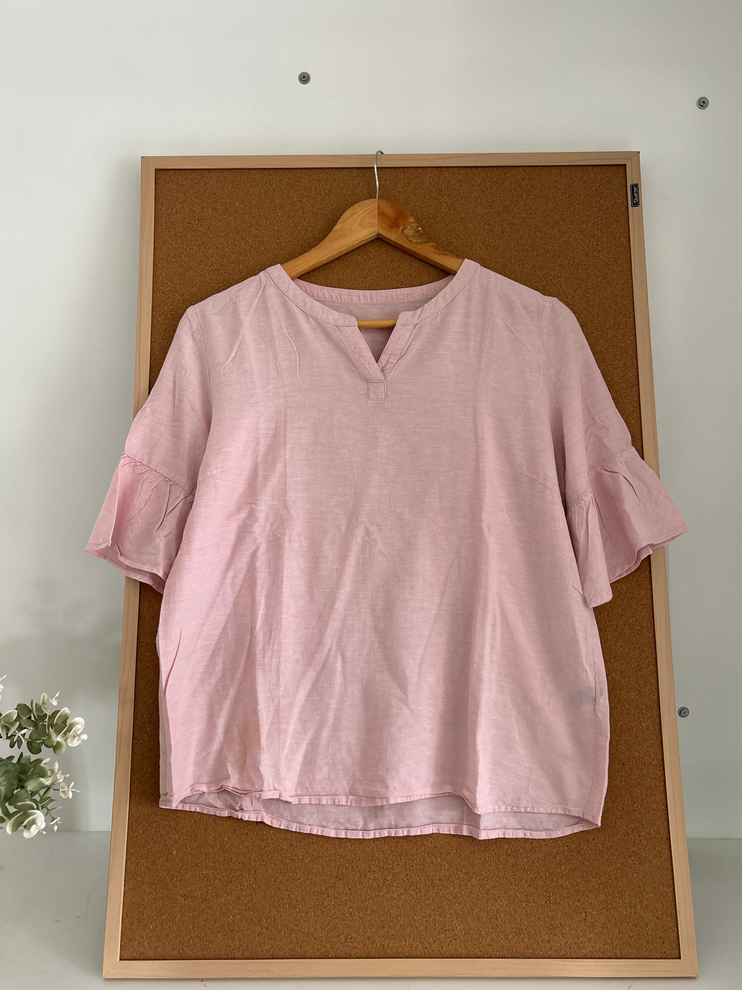 Mandarin collared shirt