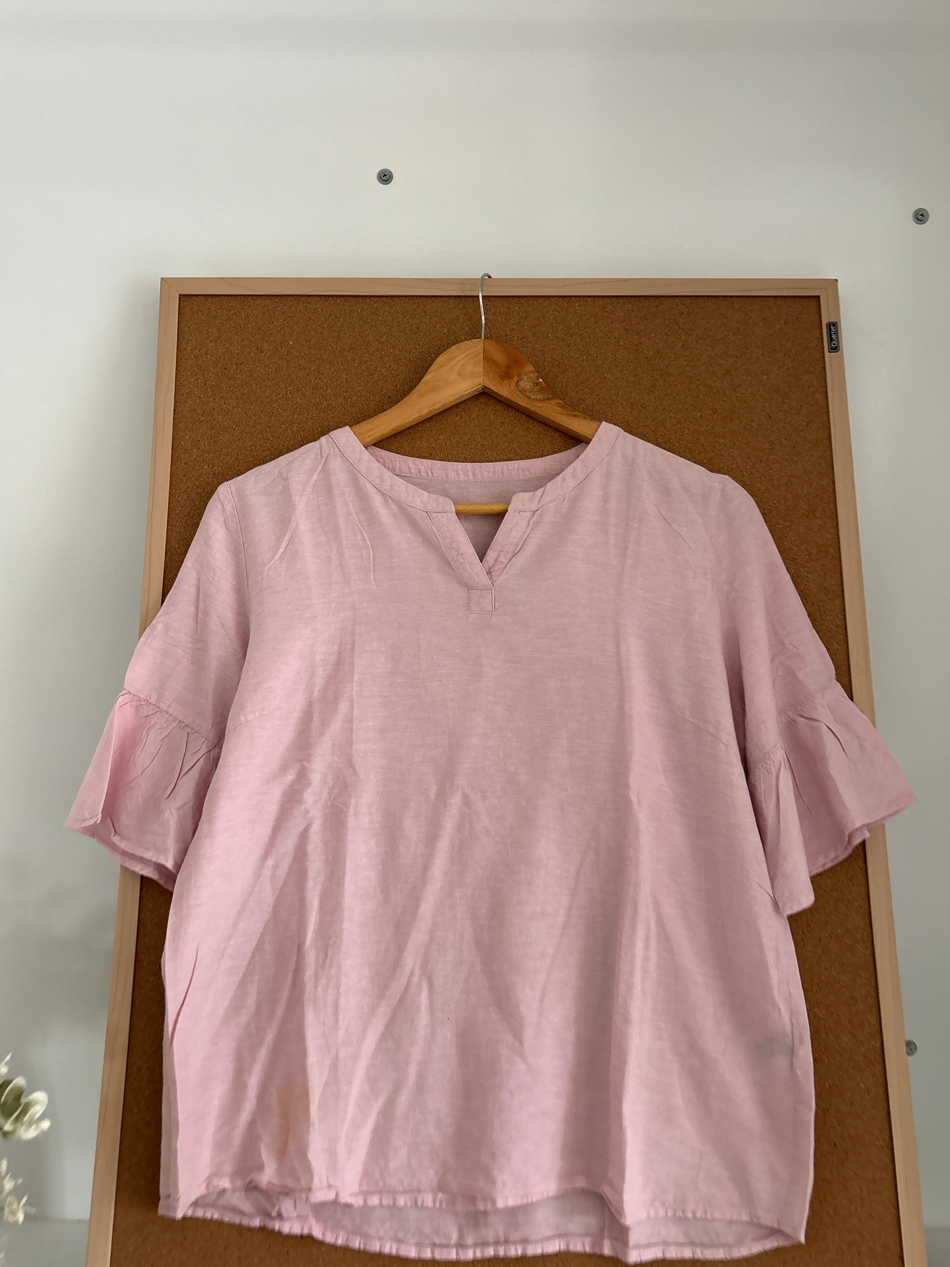 Mandarin collared shirt