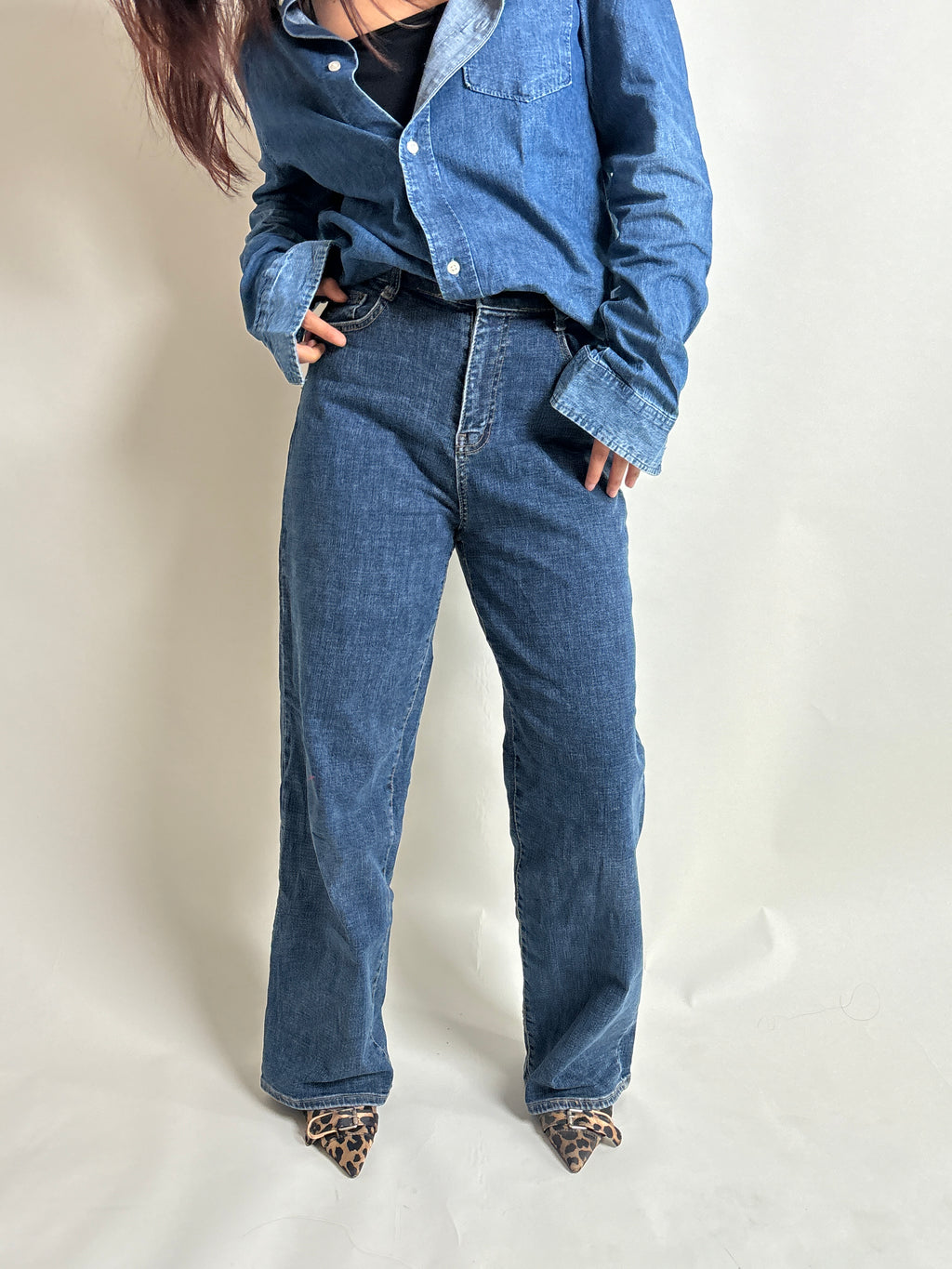 Blue denim