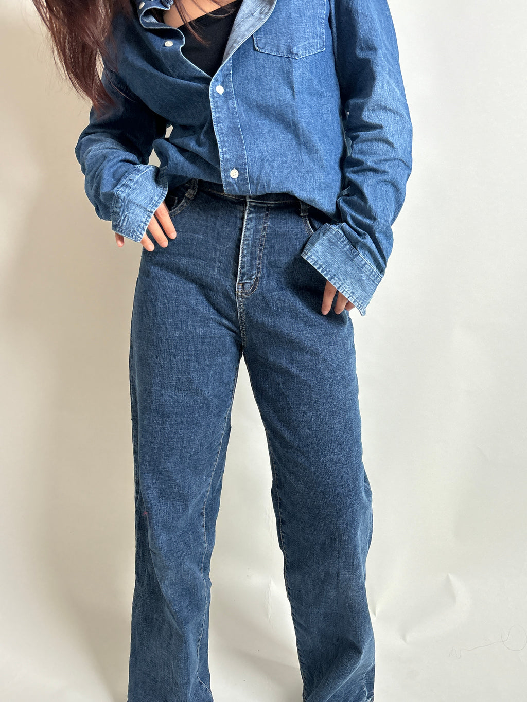 Blue denim