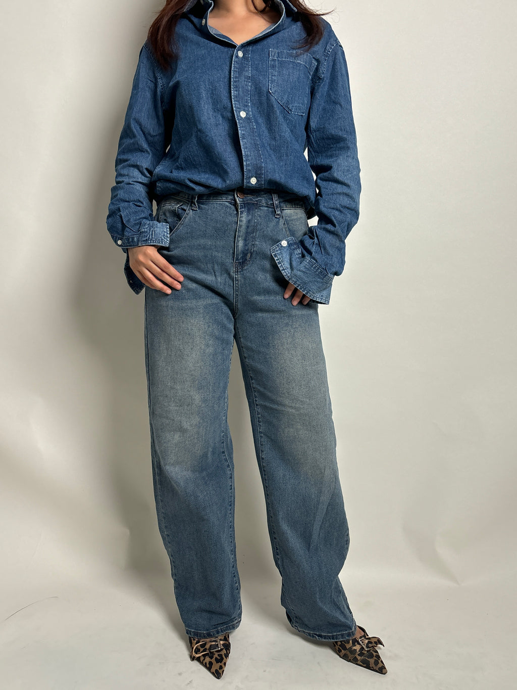 Blue denim