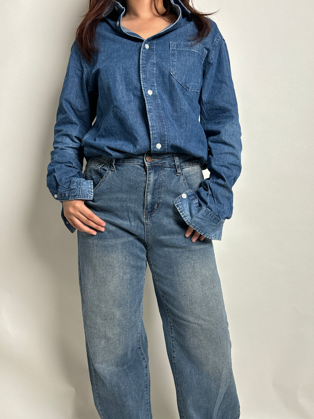 Blue denim
