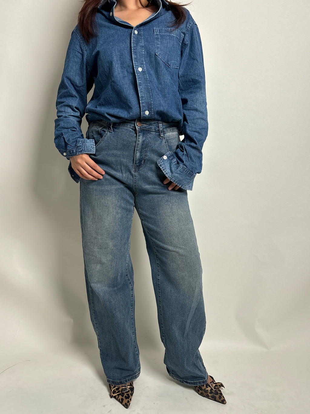 Blue denim