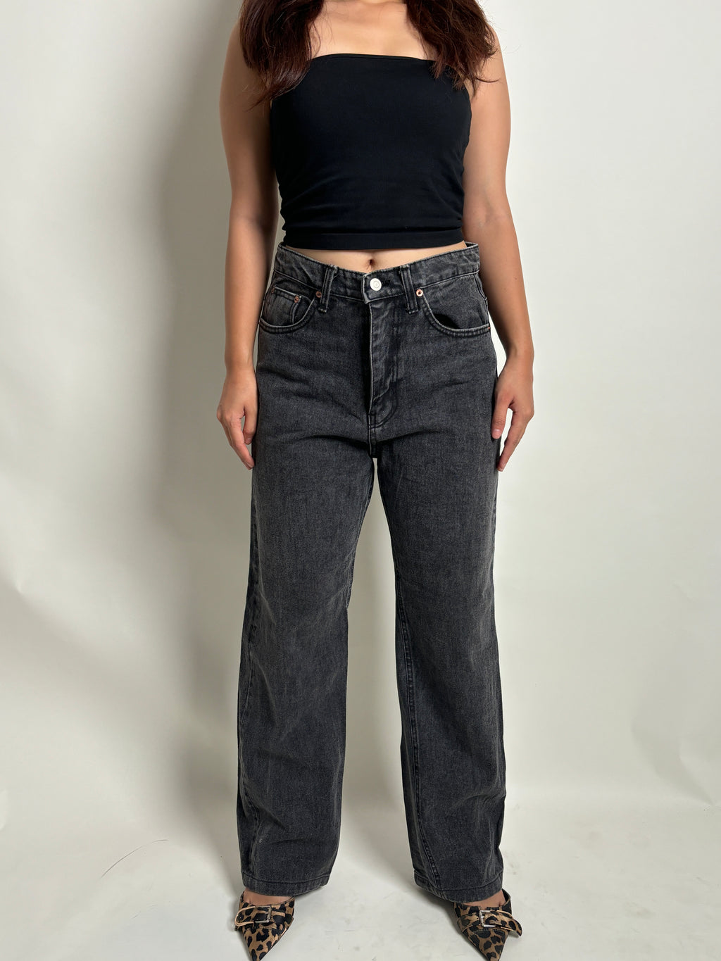 Black denim