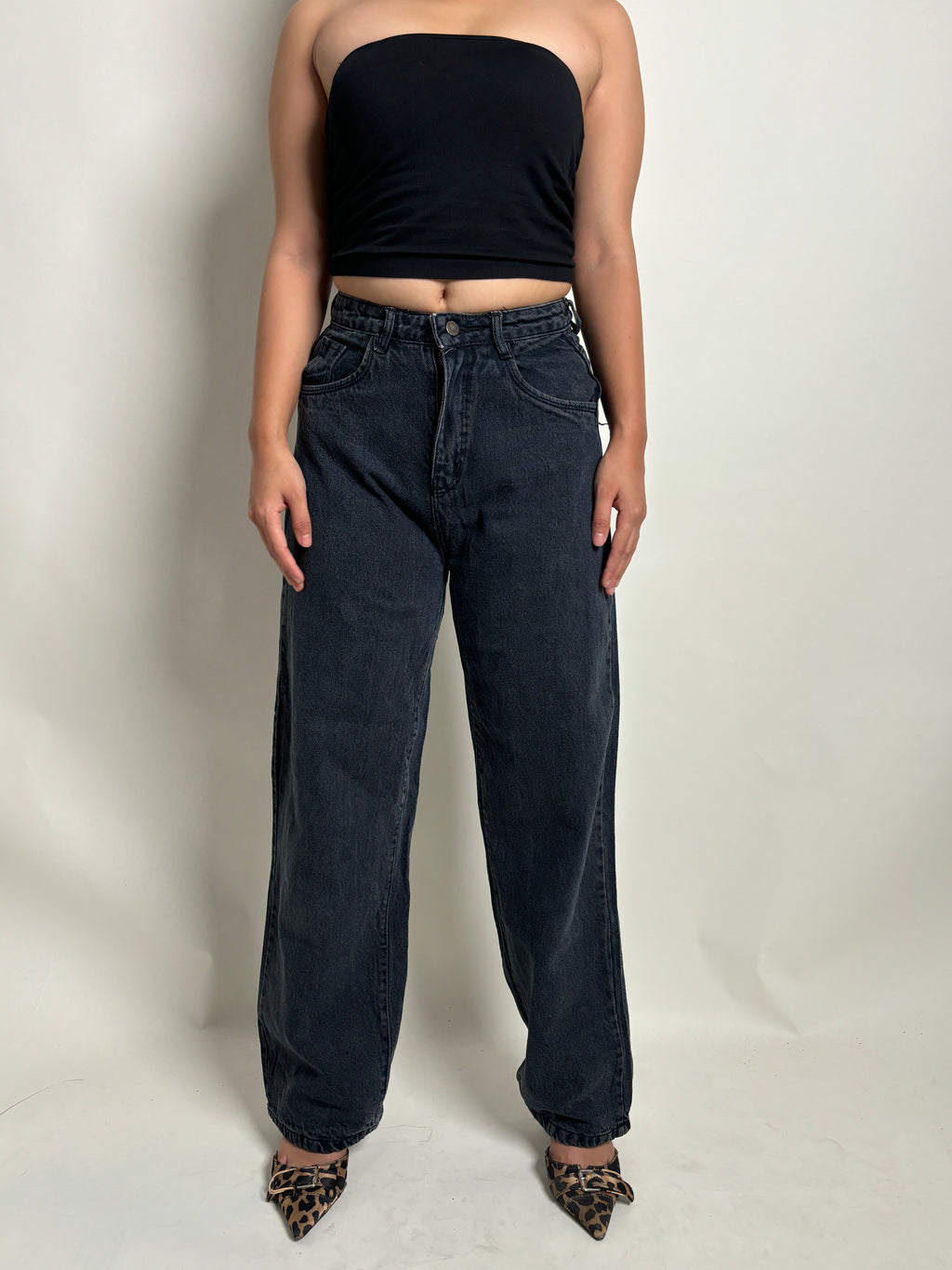 Black denim