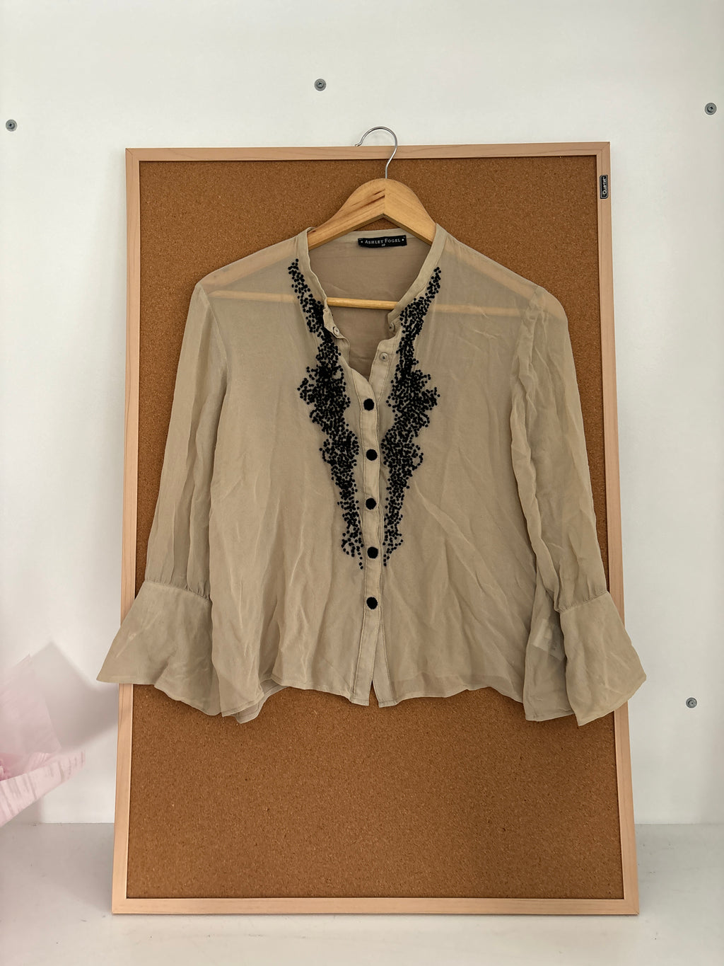 Beige blouse