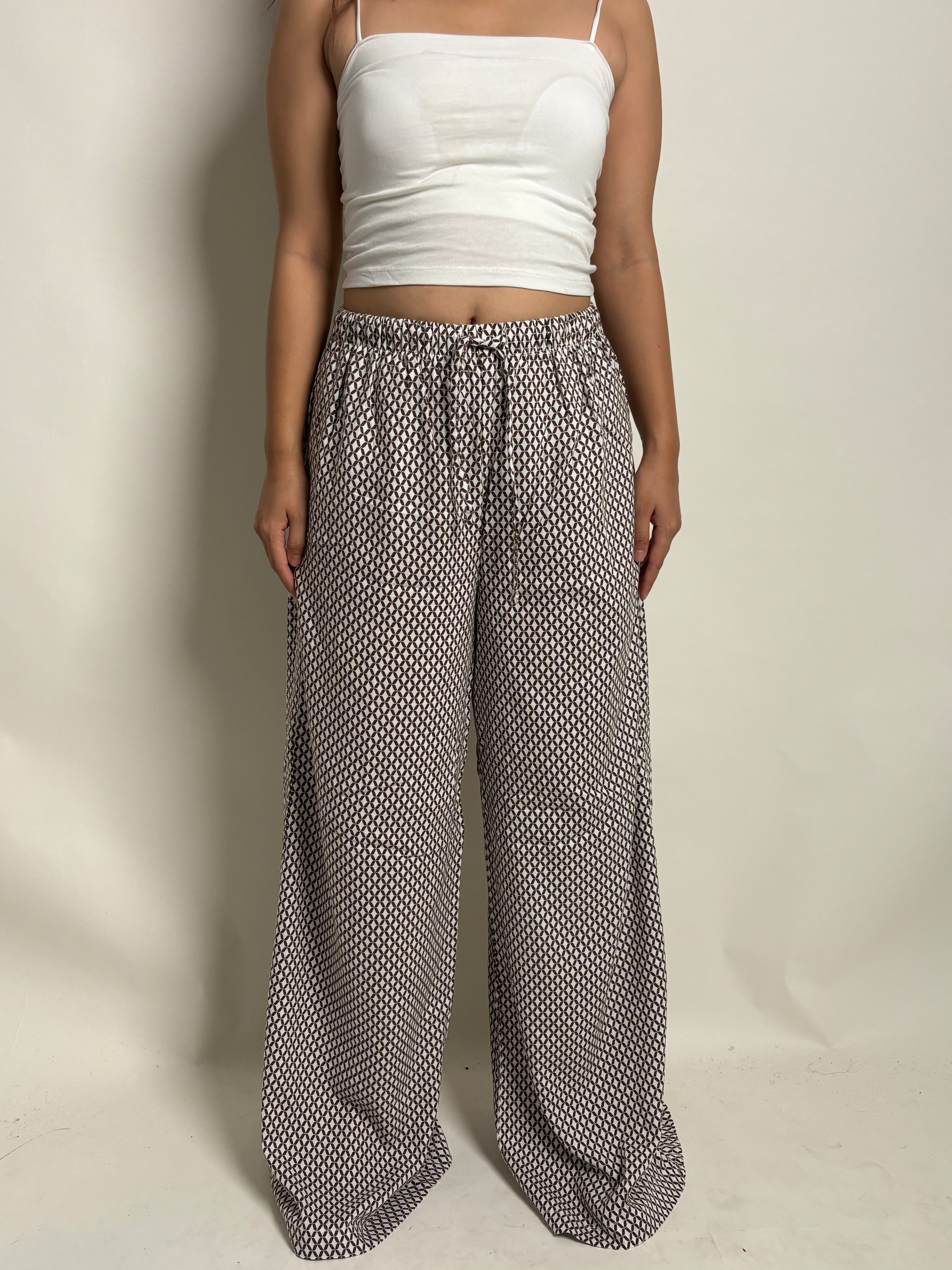 Grey linen trouser