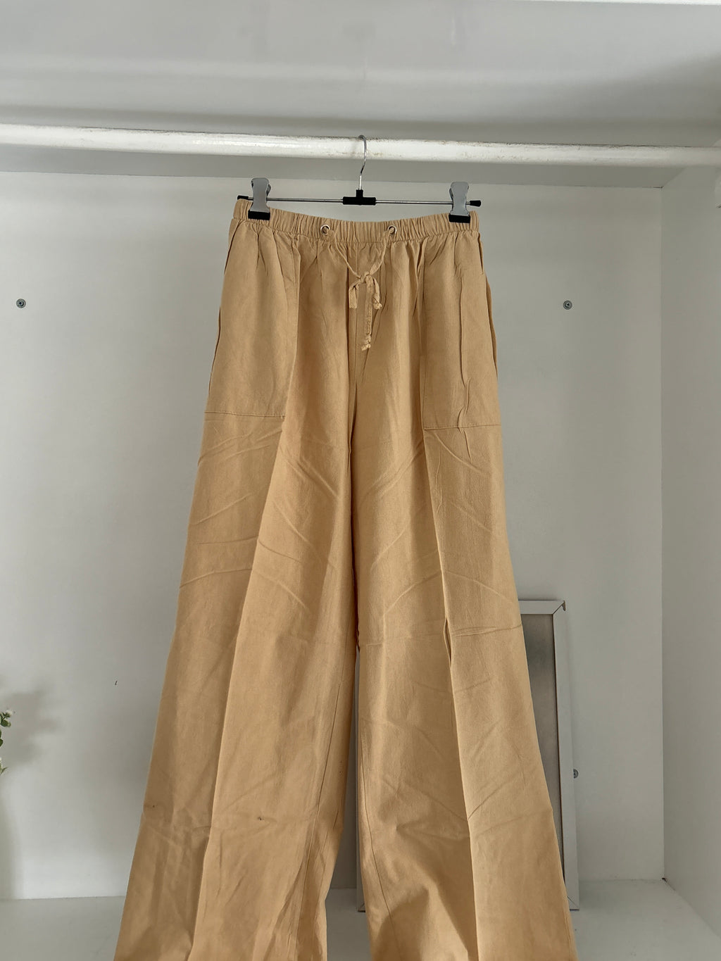Brown  linen trouser