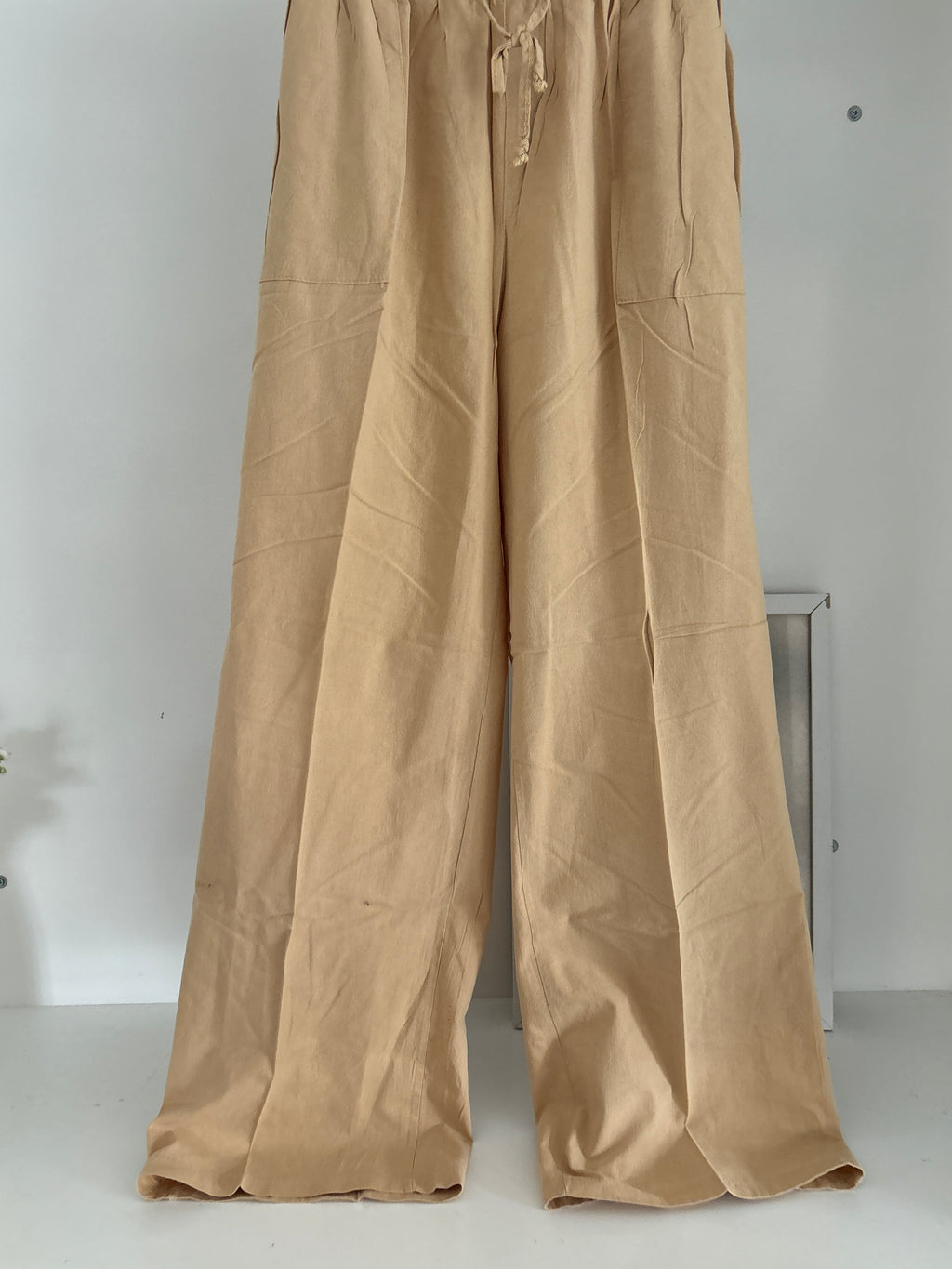 Brown  linen trouser