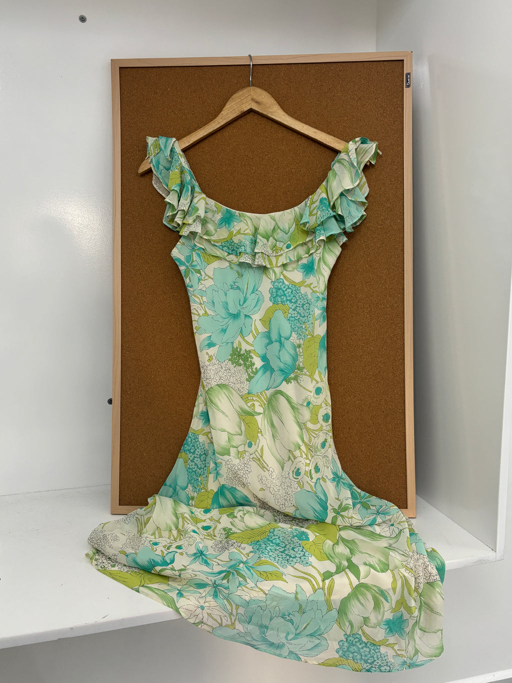 Floral chiffon dress