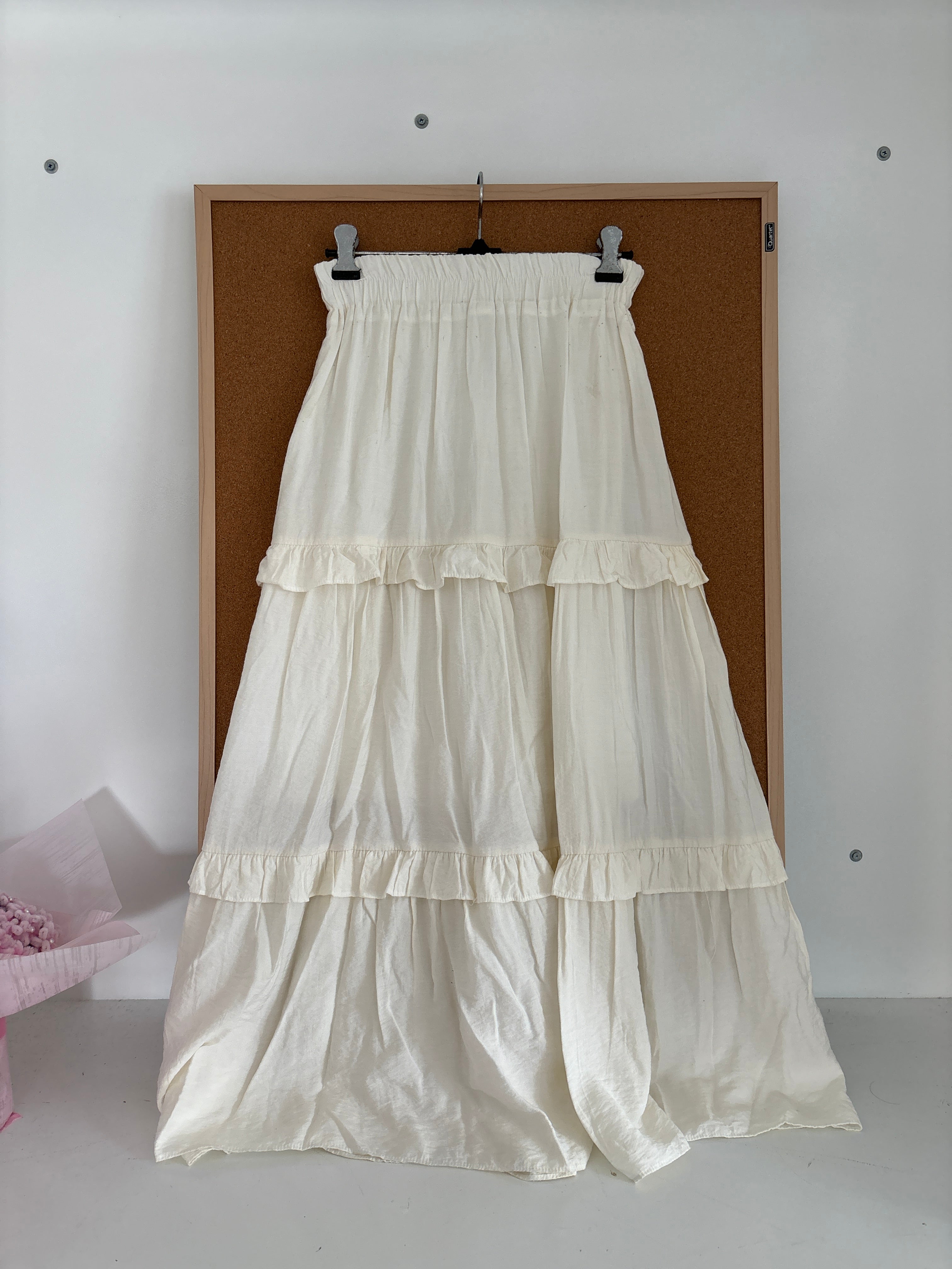 White skirt