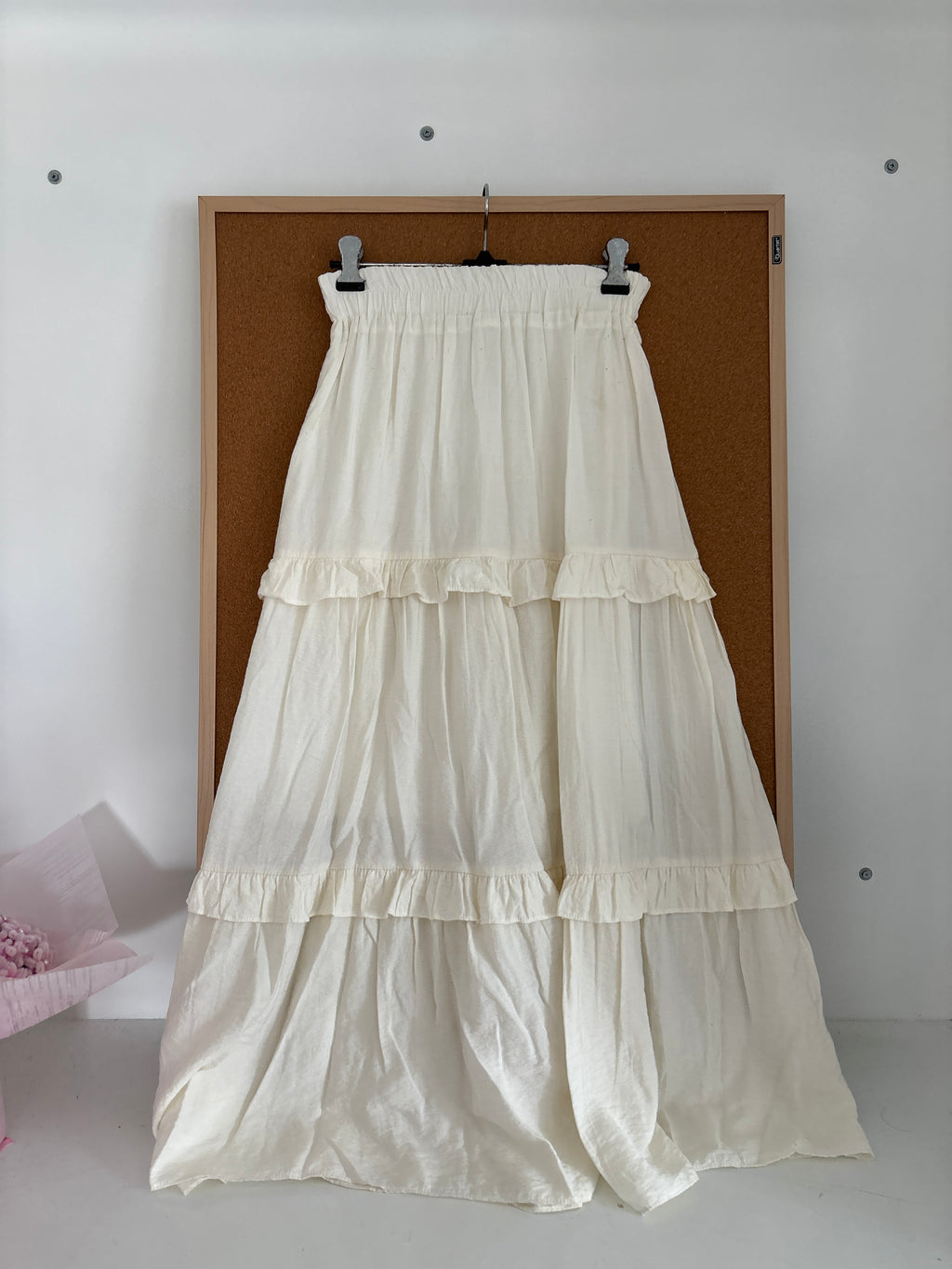 White skirt
