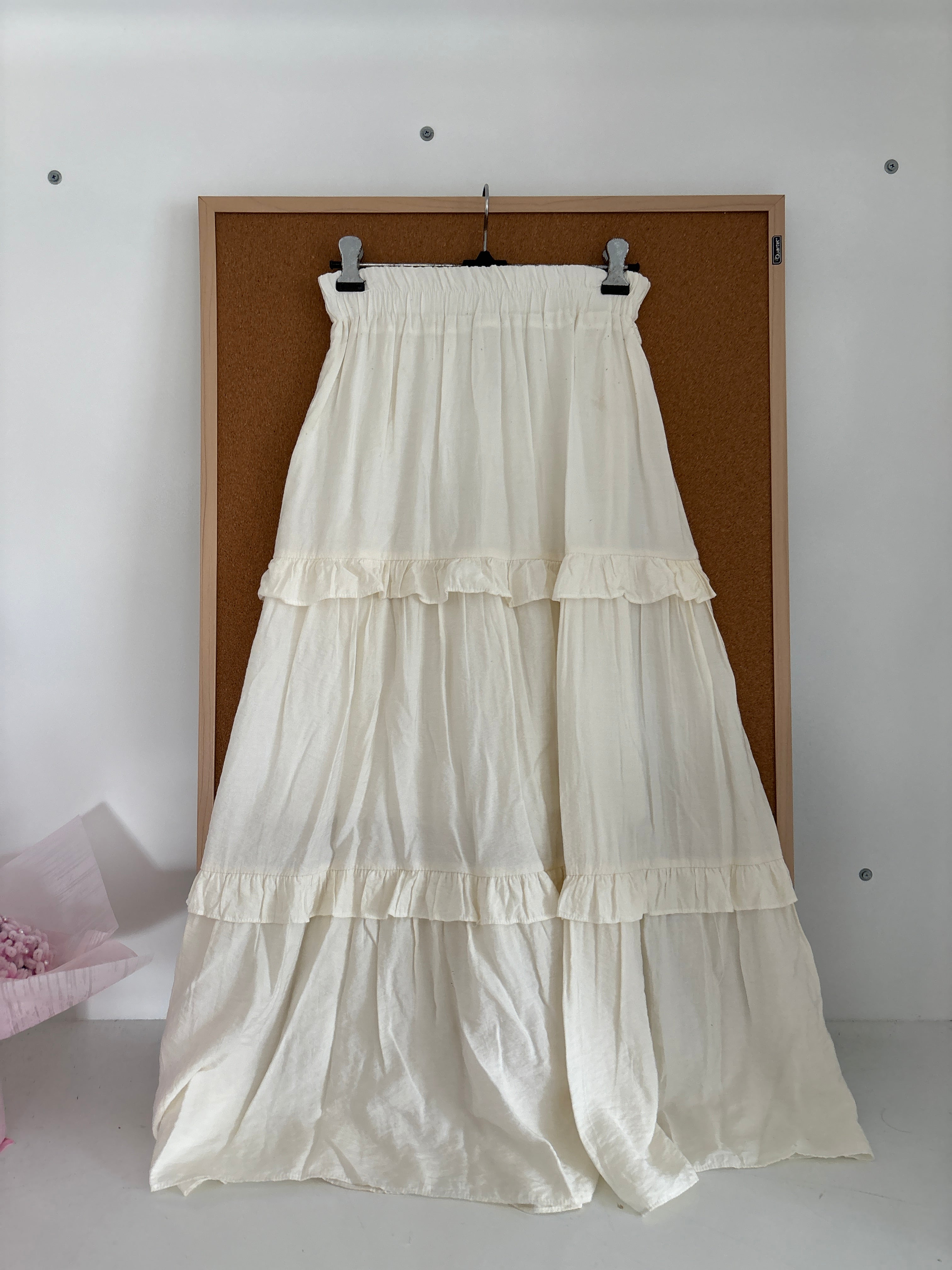 White skirt