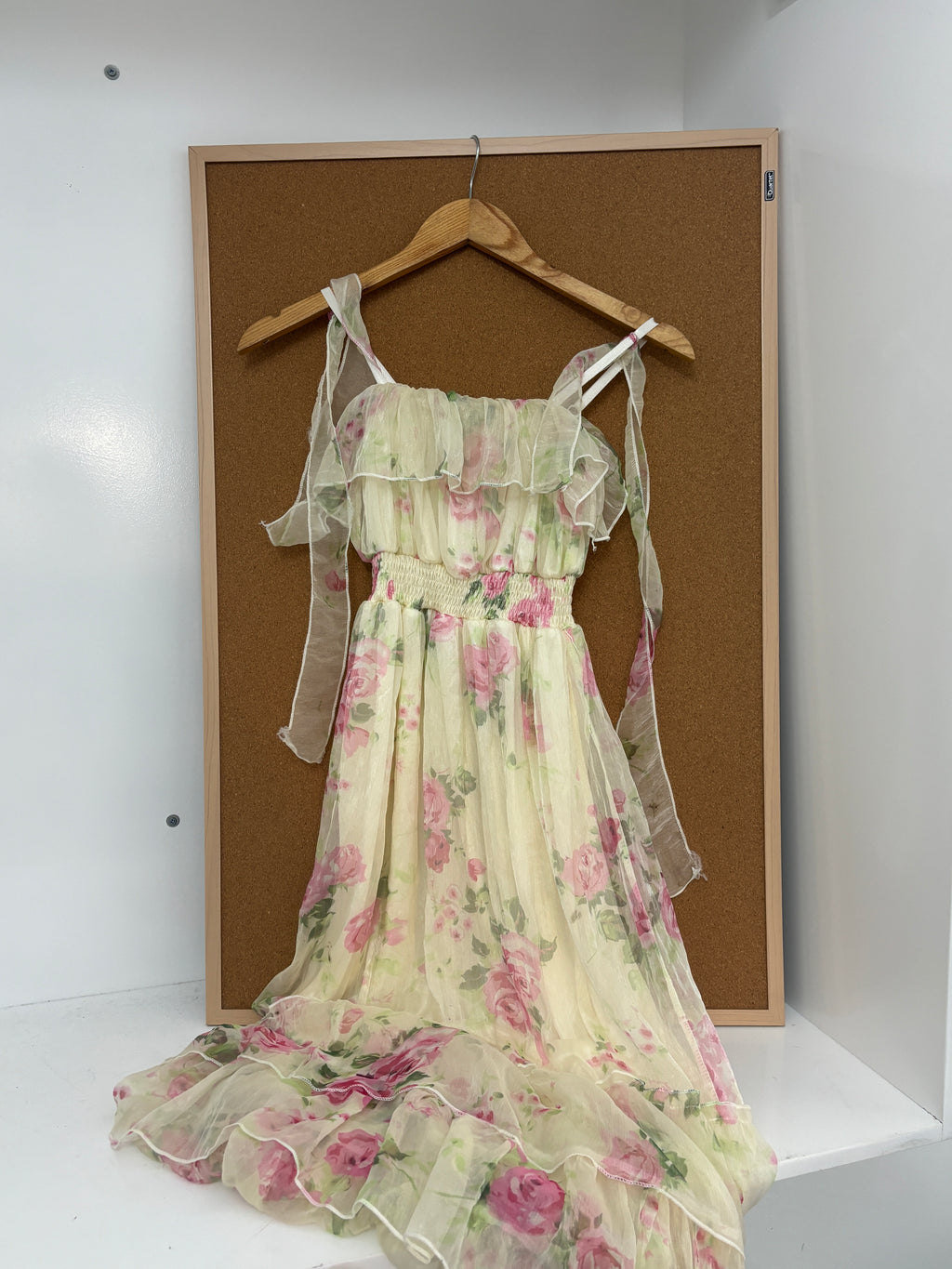 Floral chiffon dress