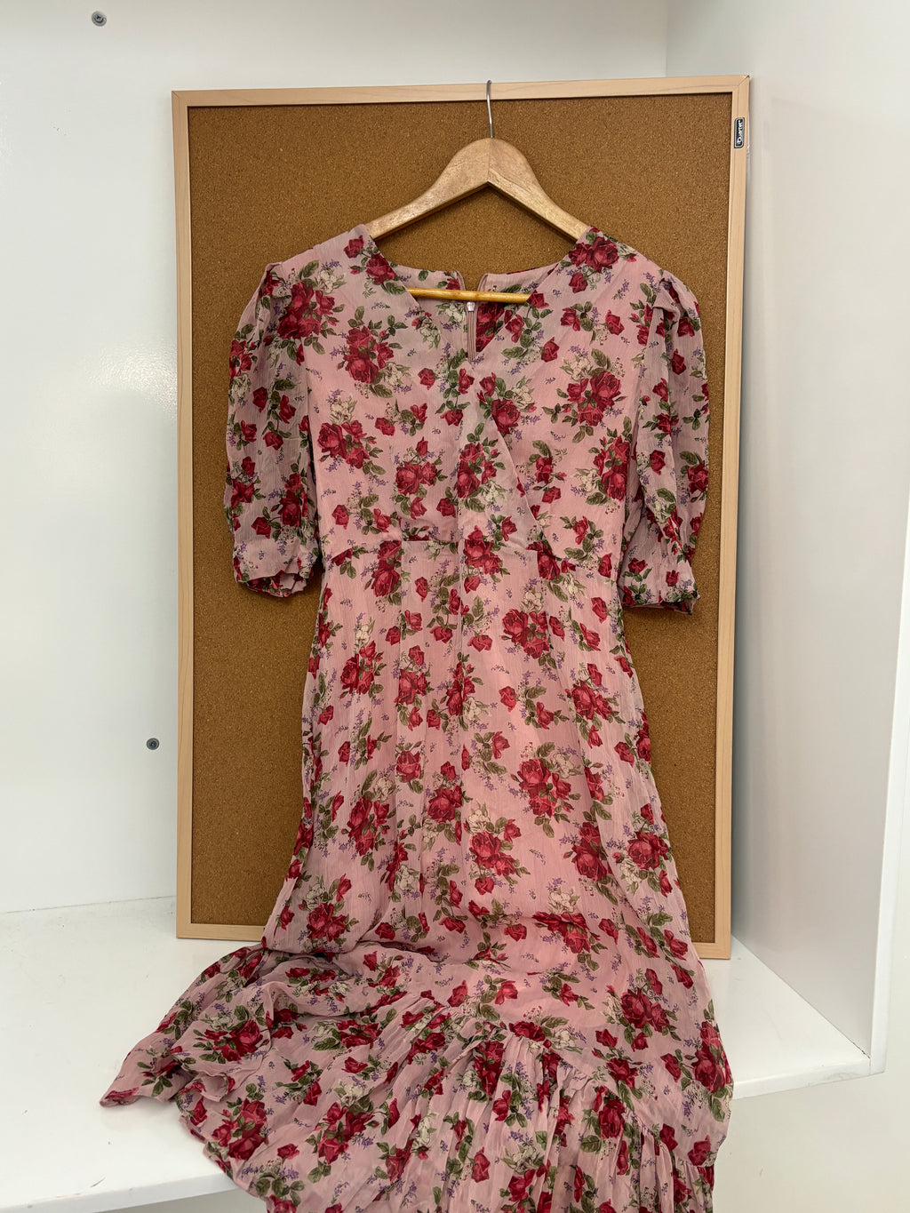 Floral modest dress