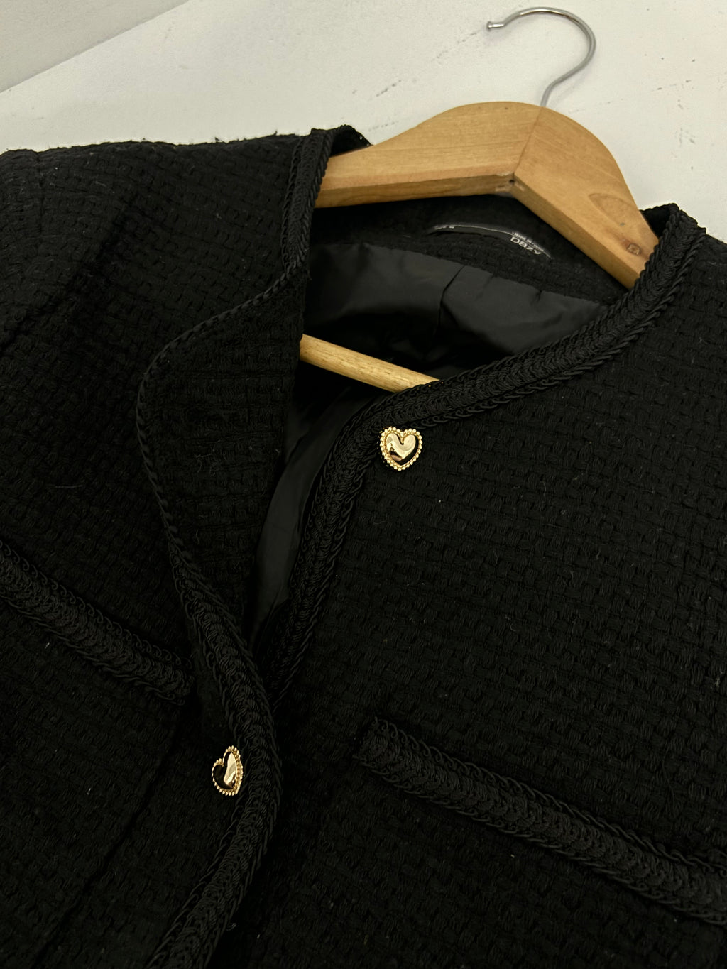 Black short coat