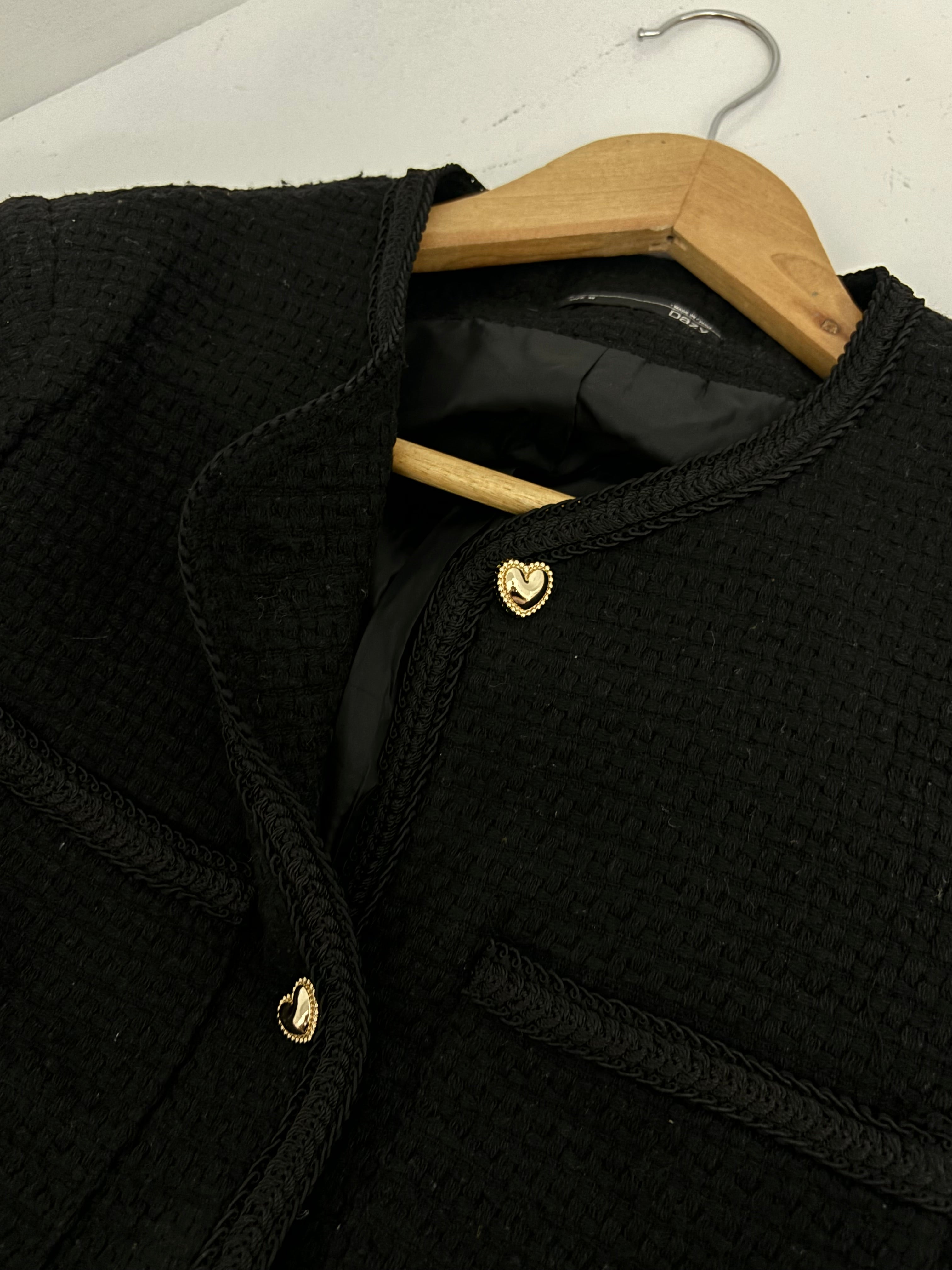Black short coat