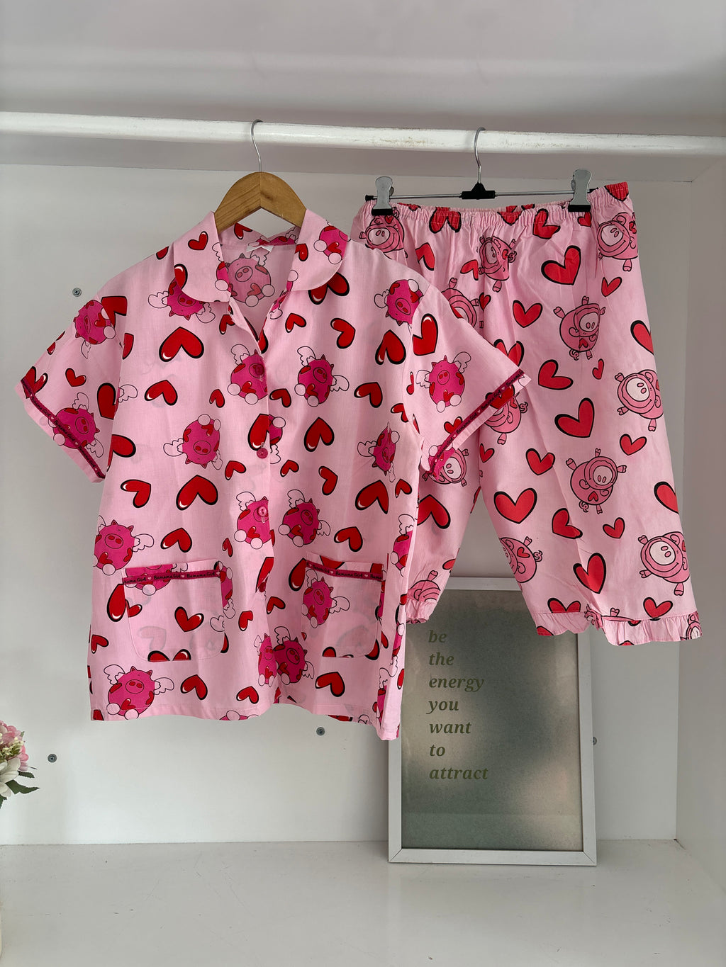 Valentine inspired pj(cotton)