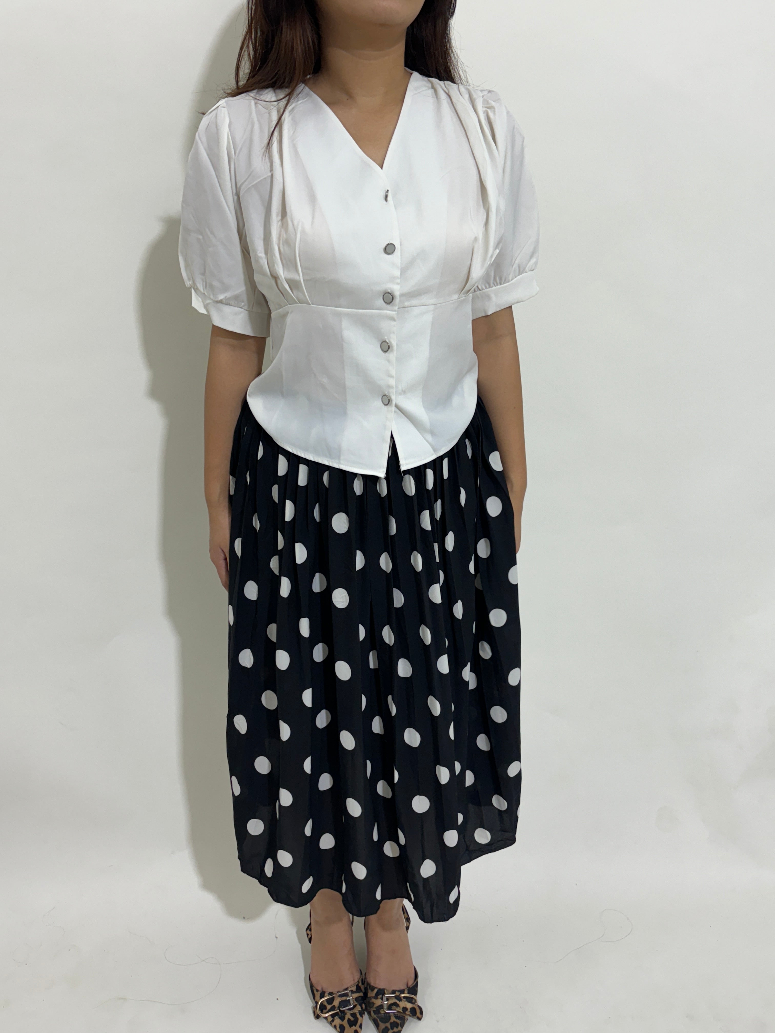 Polka dot skirt