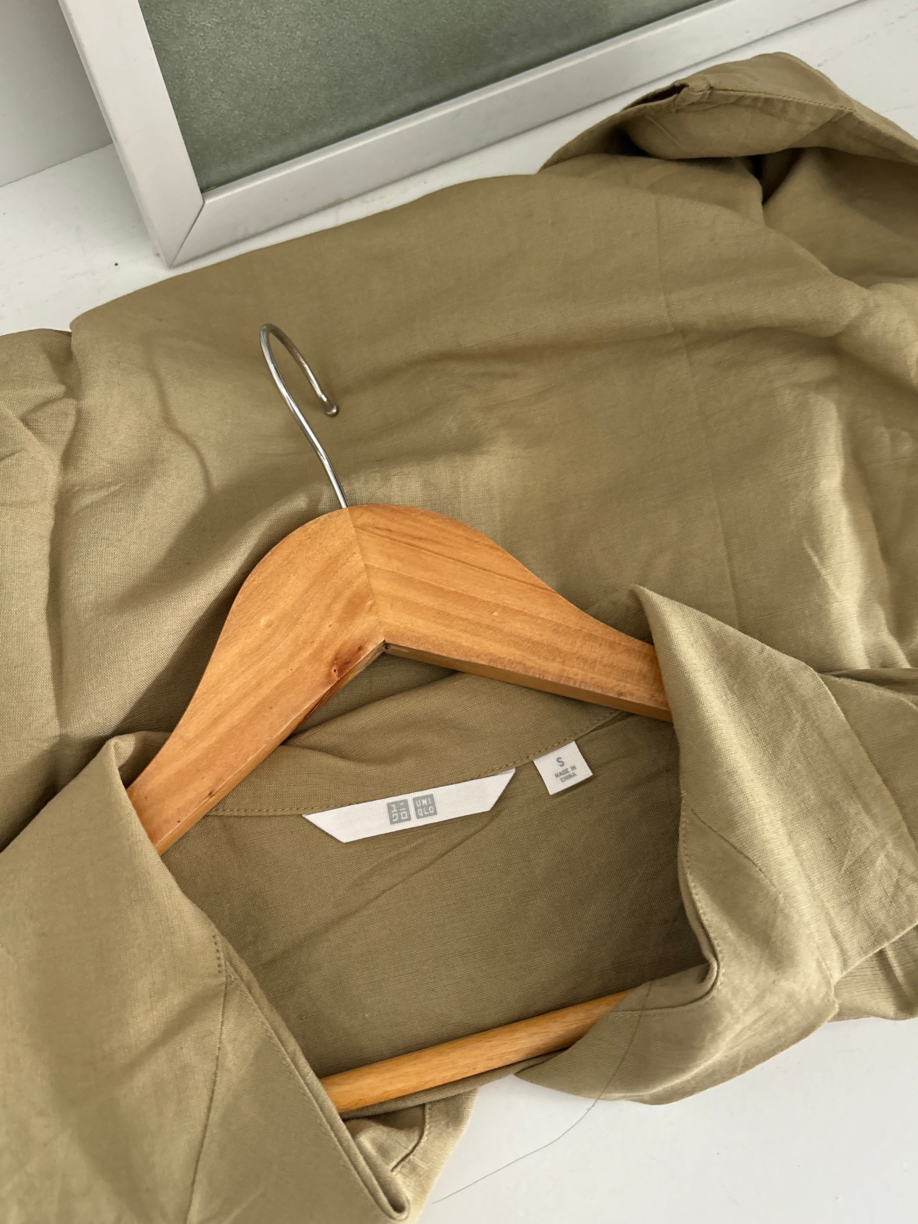 Linen uniqlo shirt