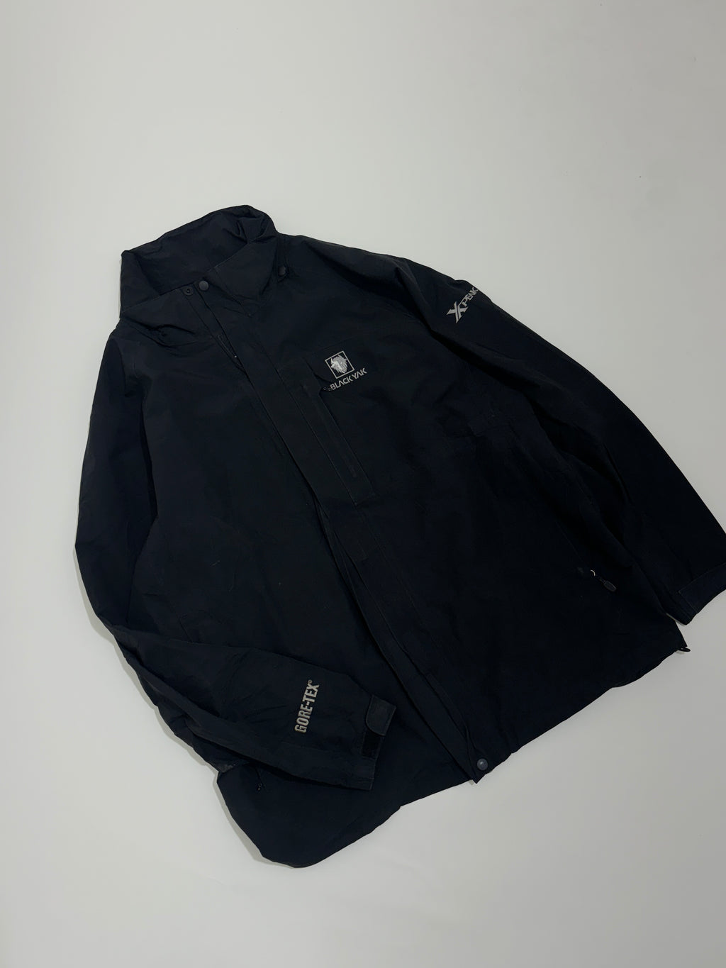 black technical jacket