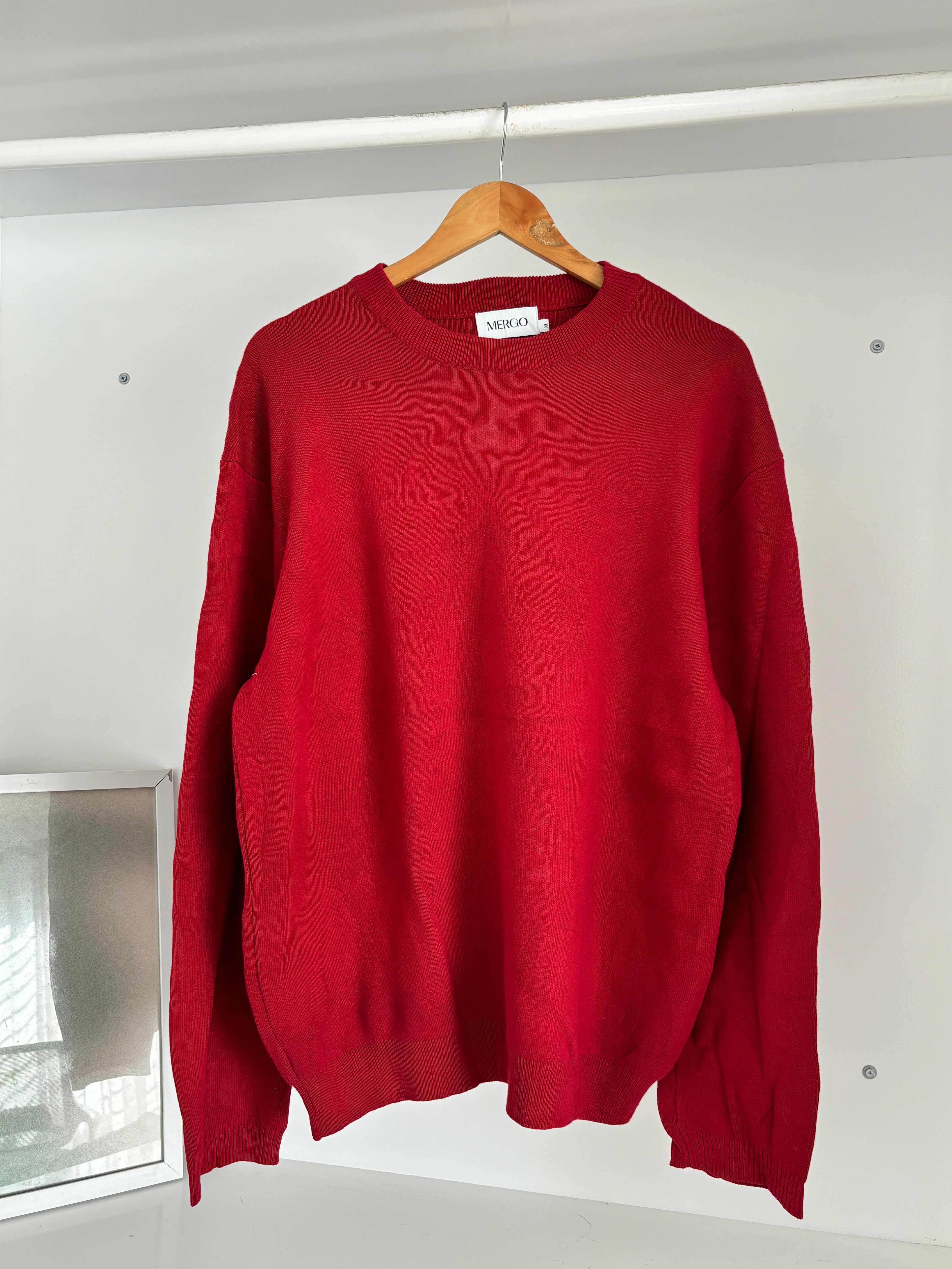 Red unisex Sweater
