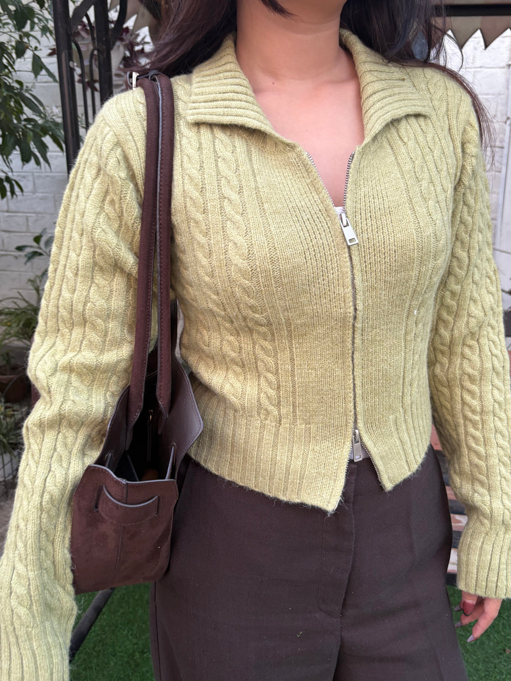 Zipper sweater