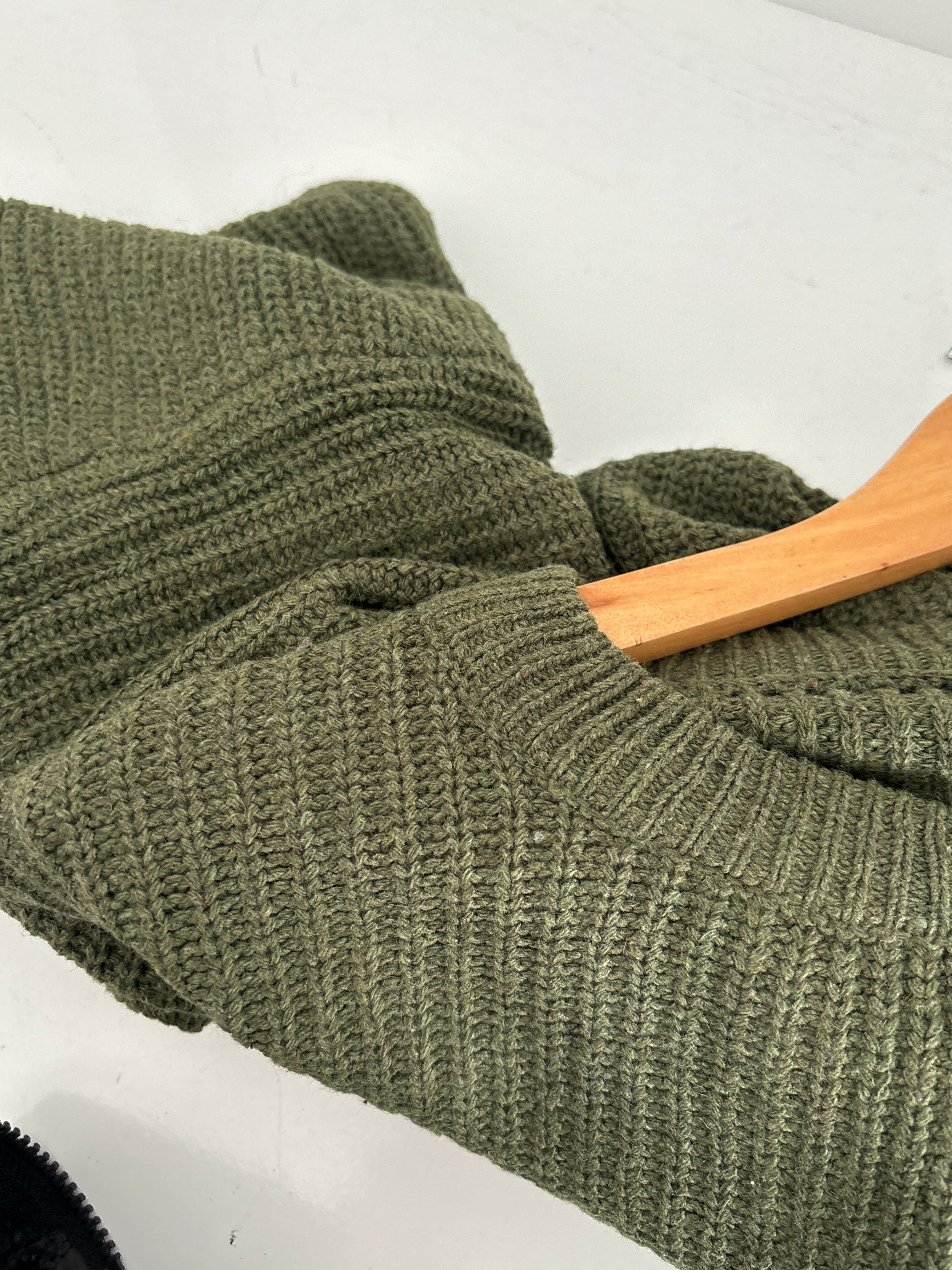 Olive green unisex Sweater