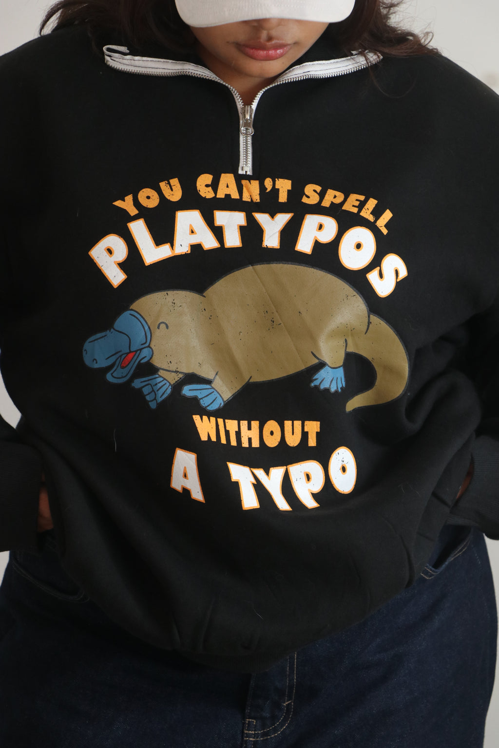 Half zipper Sweatshirt