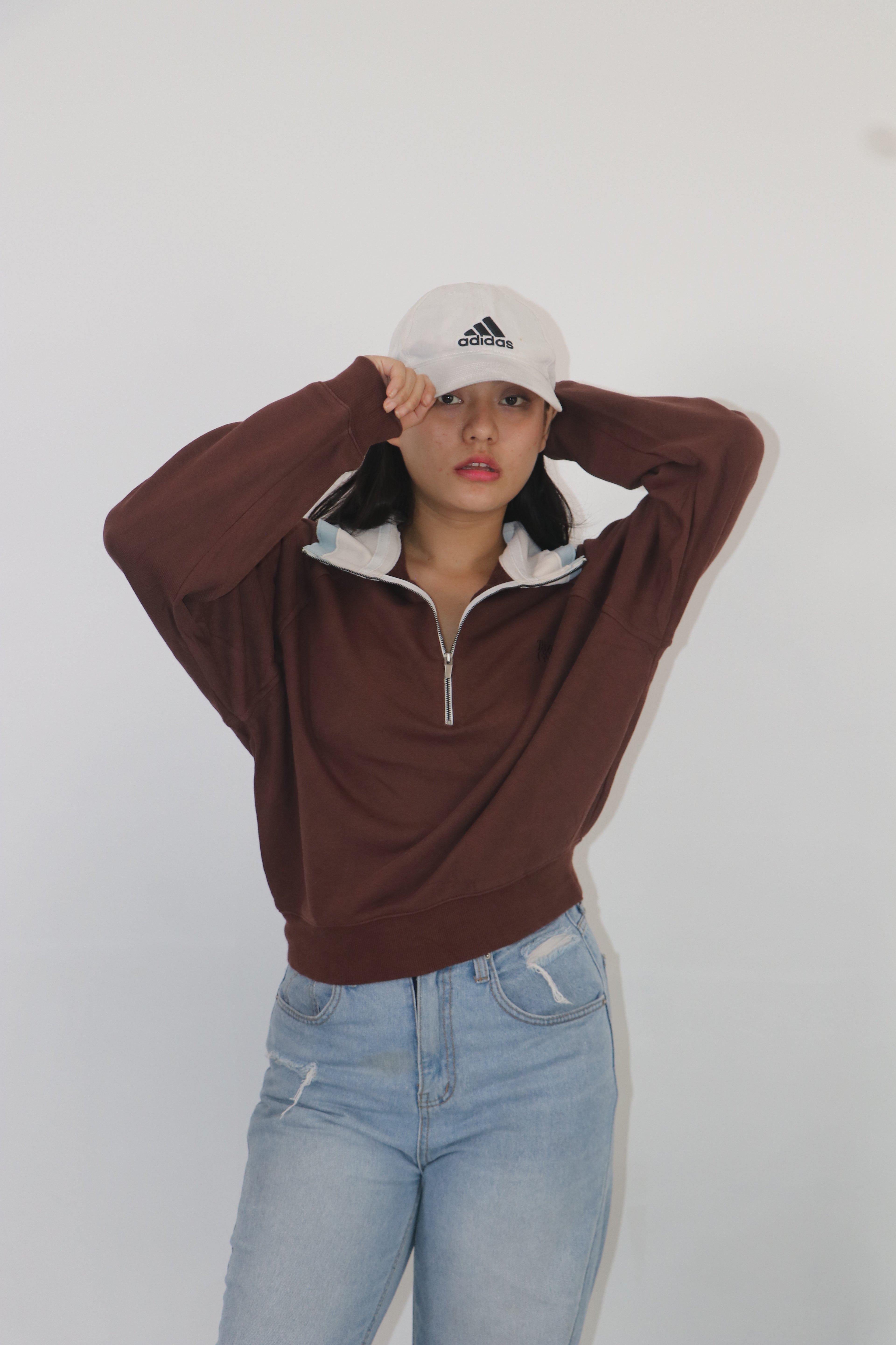 Half zipper sweatshirt