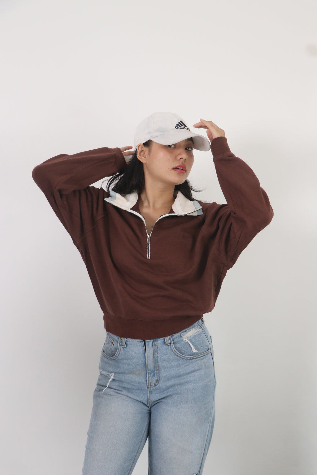 Half zipper sweatshirt