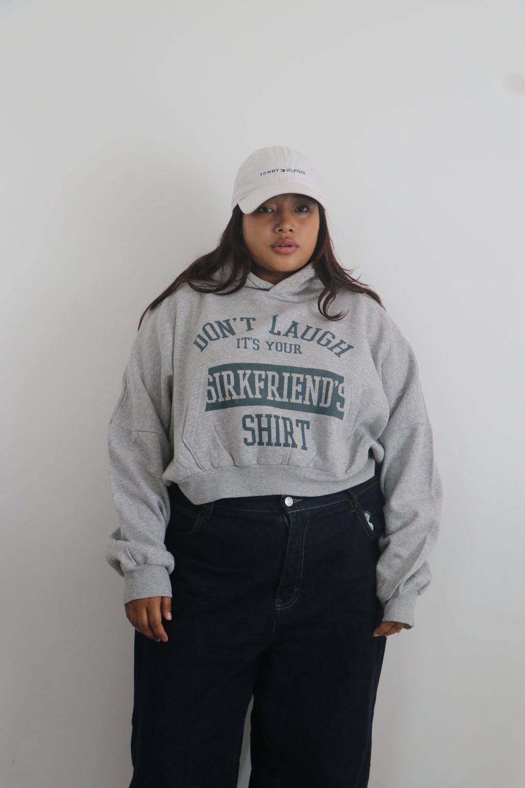 Cropped hoodie
