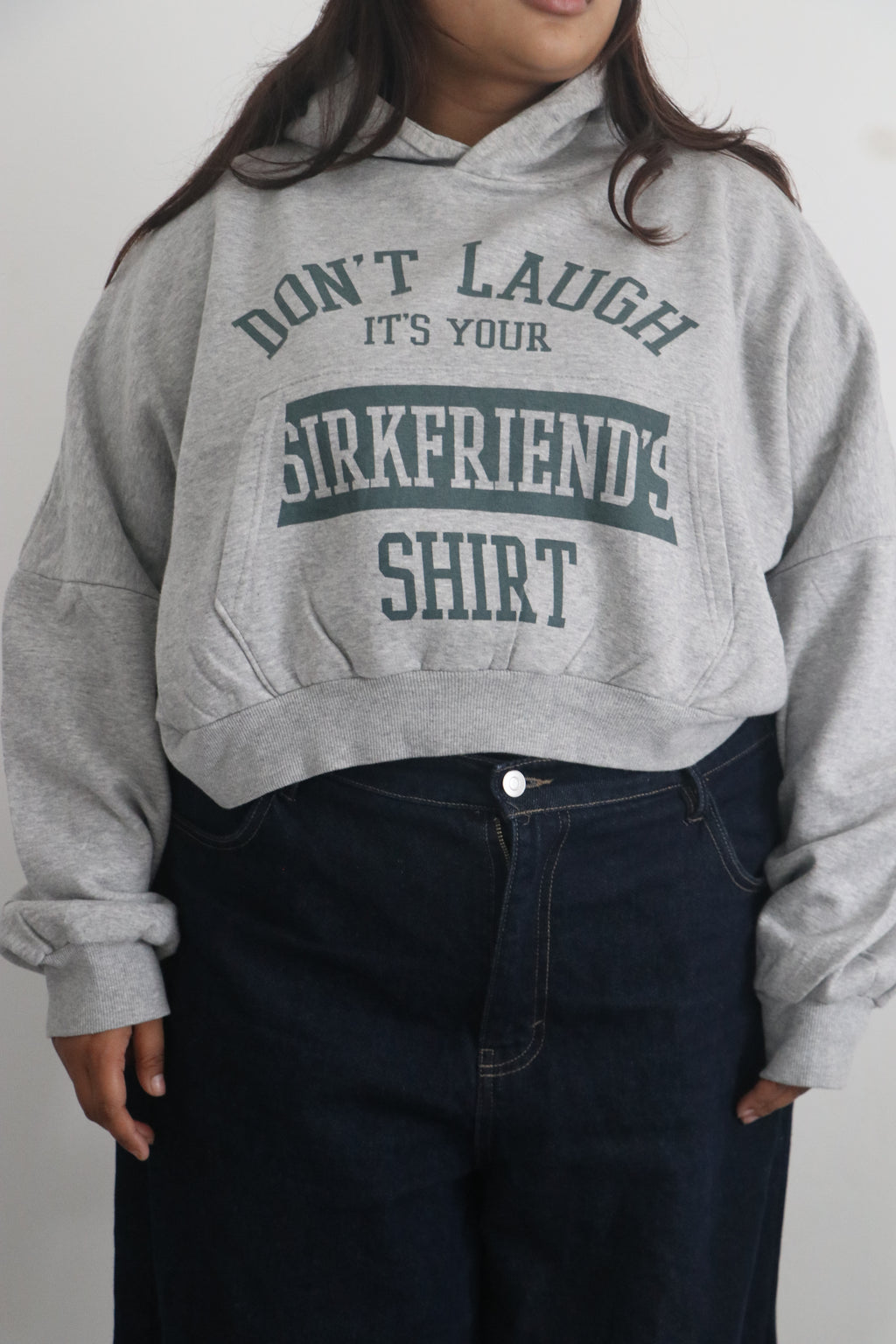 Cropped hoodie
