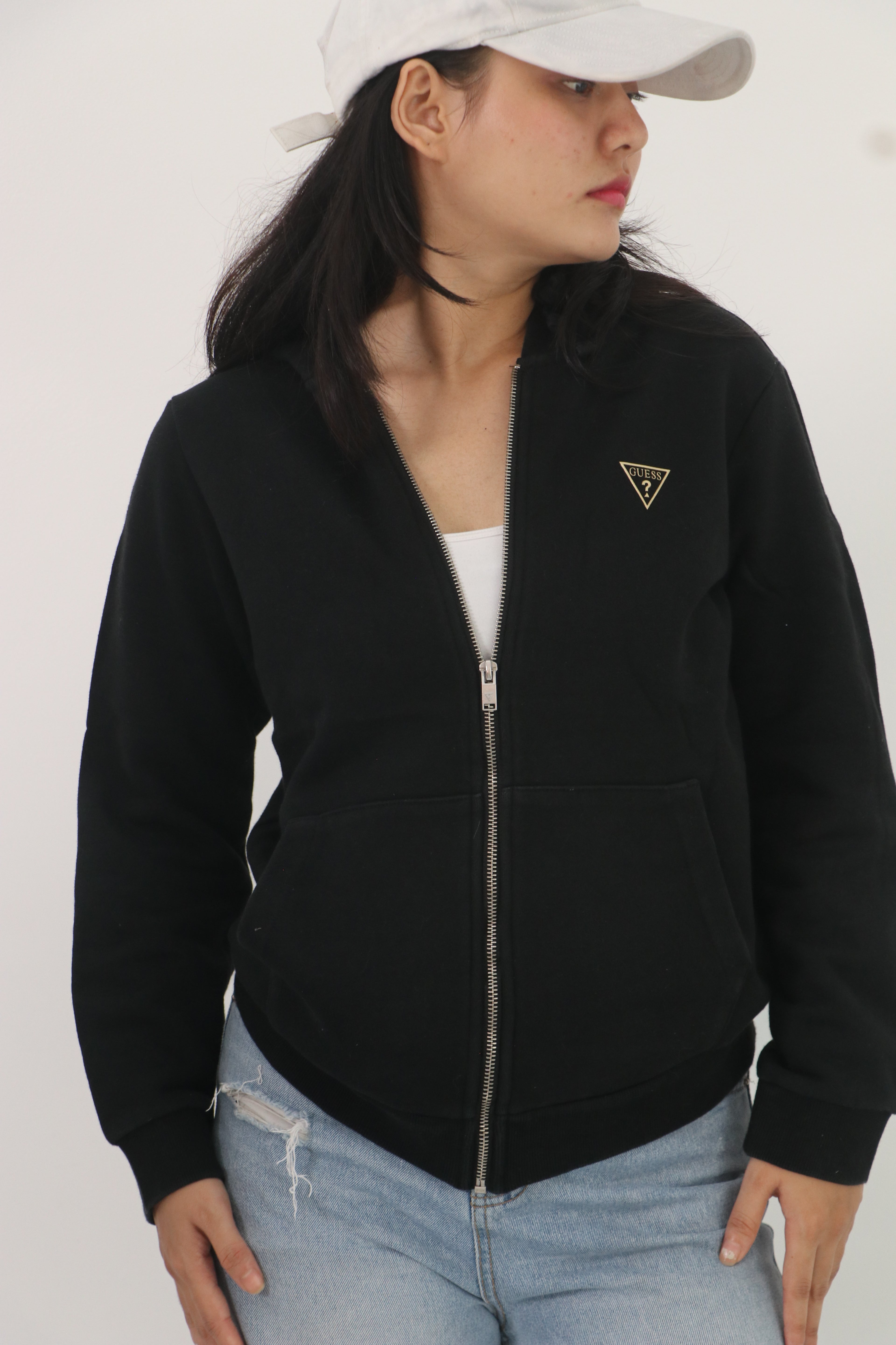Guess zipper hoodie